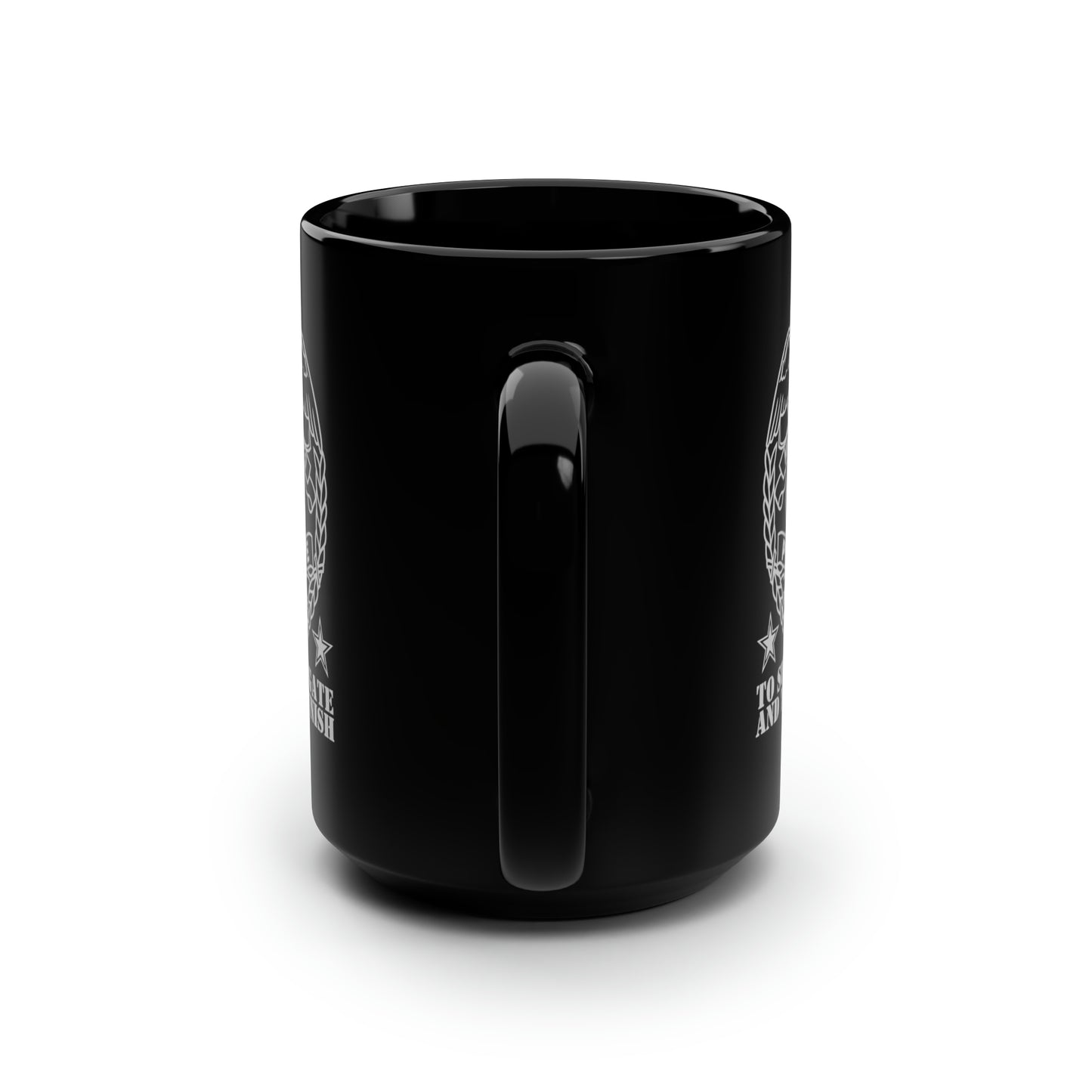 Subjugate & Punish Black Mug, 15oz