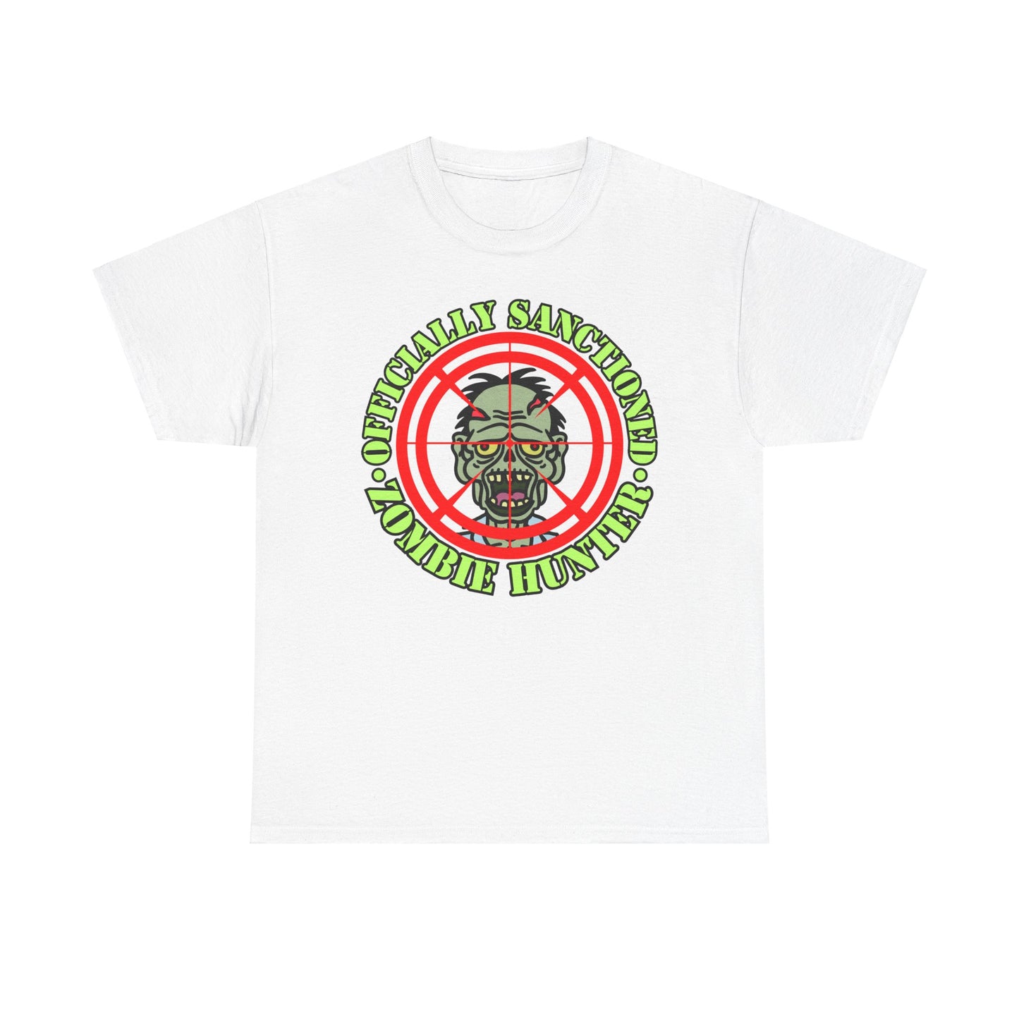 Zombie Hunter Unisex Heavy Cotton Tee