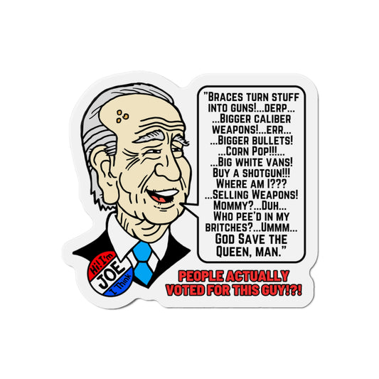 Biden Talk Die-Cut Magnets