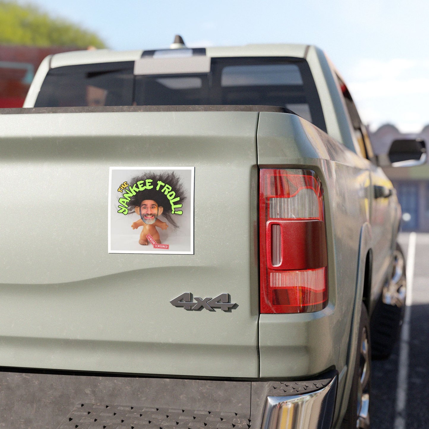 The Yankee Troll Car Magnets