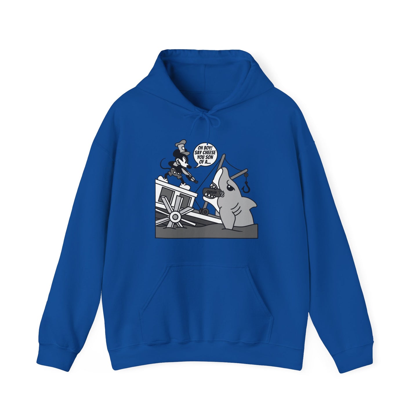 Willie vs. Bruce! Unisex Heavy Blend™ Hooded Sweatshirt