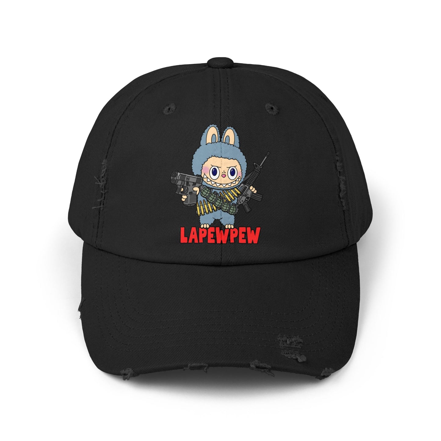 Lapewpew! Unisex Distressed Cap