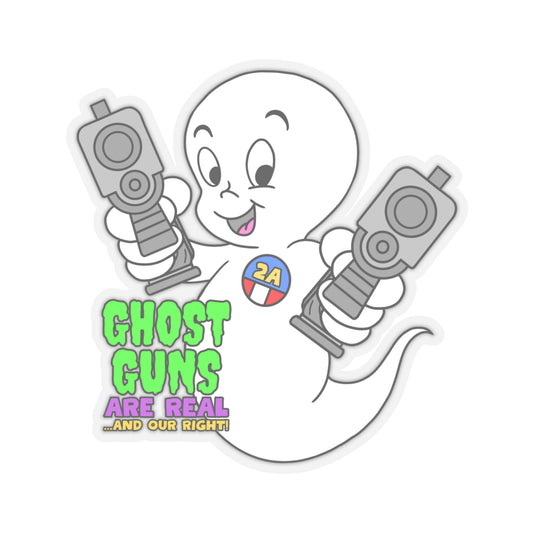Ghost Guns R Real! Kiss-Cut Stickers