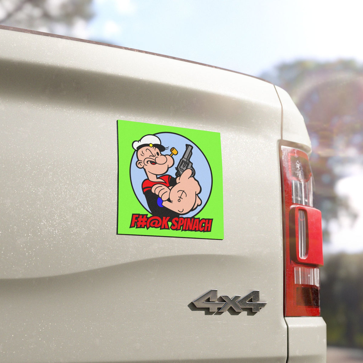 F#@K Spinach! Car Magnets