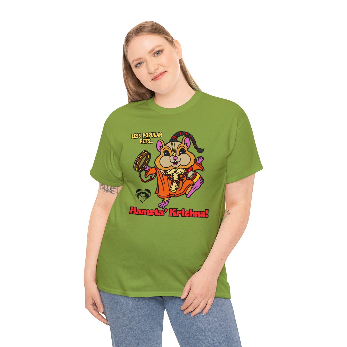 Hamsta' Krishna! Unisex Heavy Cotton Tee