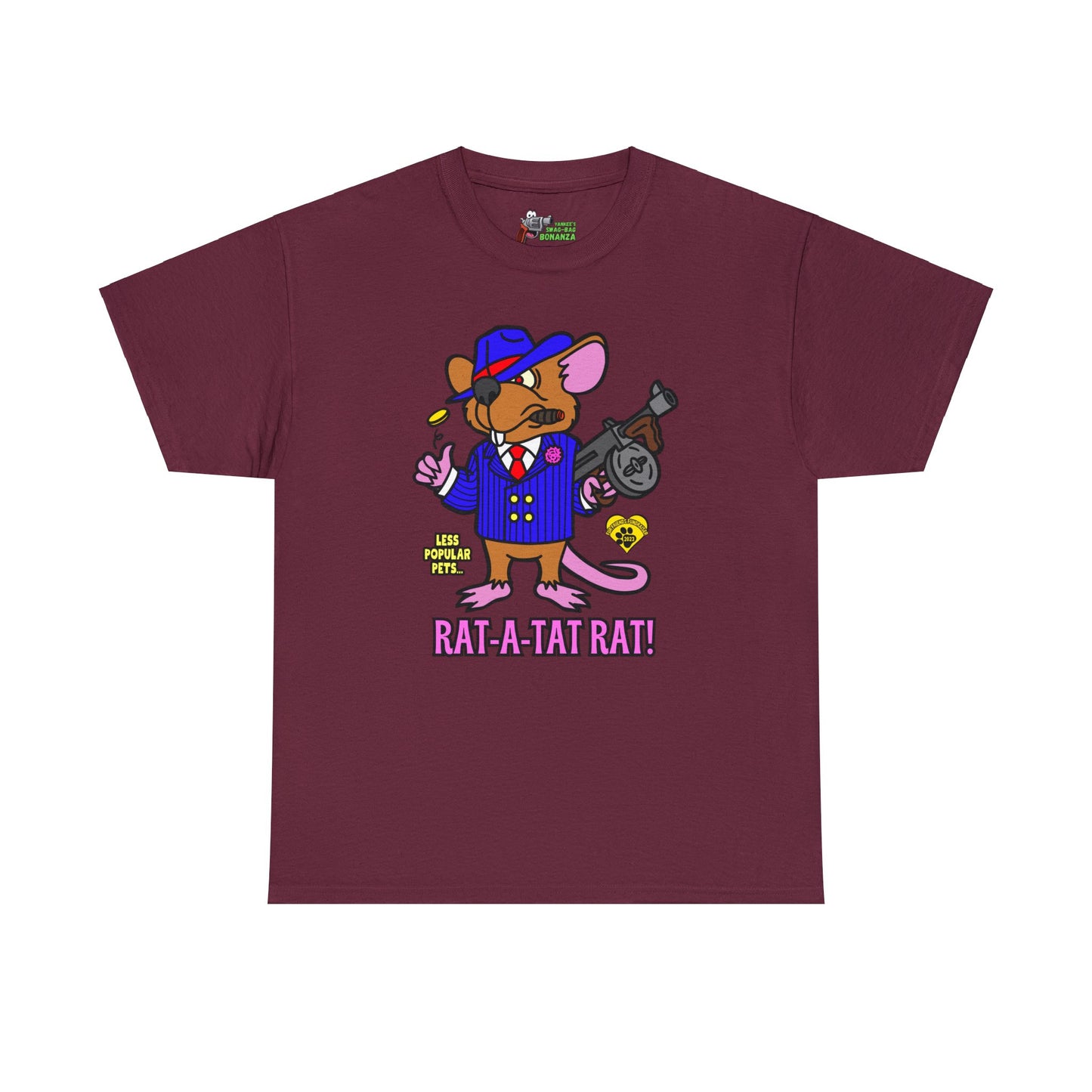 Rat-a-tat Rat! Unisex Heavy Cotton Tee