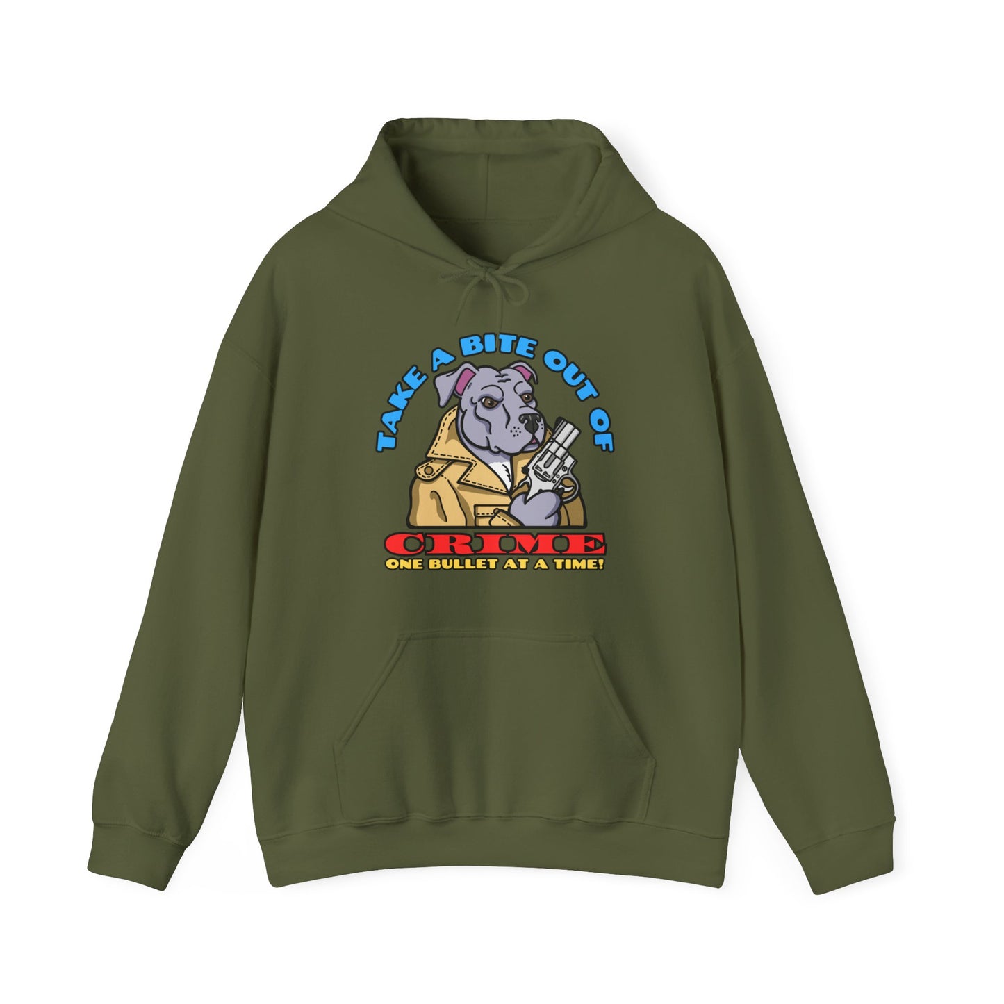 Bite Out of Crime! Unisex Heavy Blend™ Hooded Sweatshirt