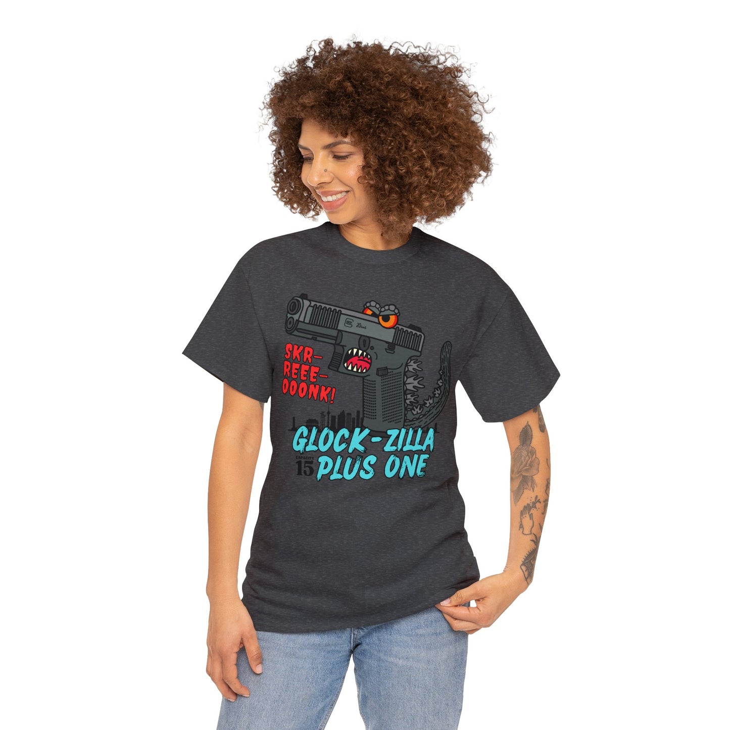 Glock-zilla! Unisex Heavy Cotton Tee