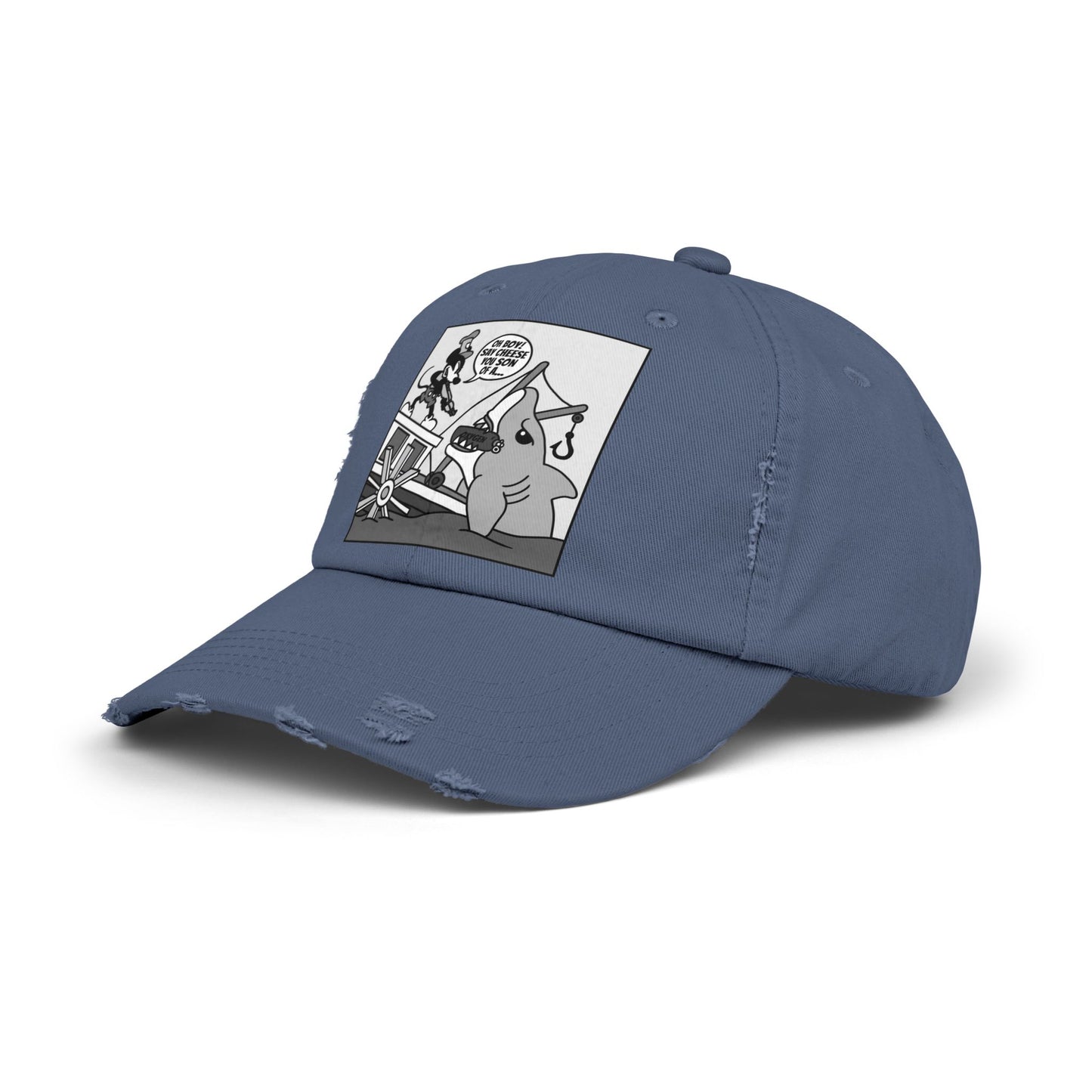 Willie vs. Bruce! Unisex Distressed Cap