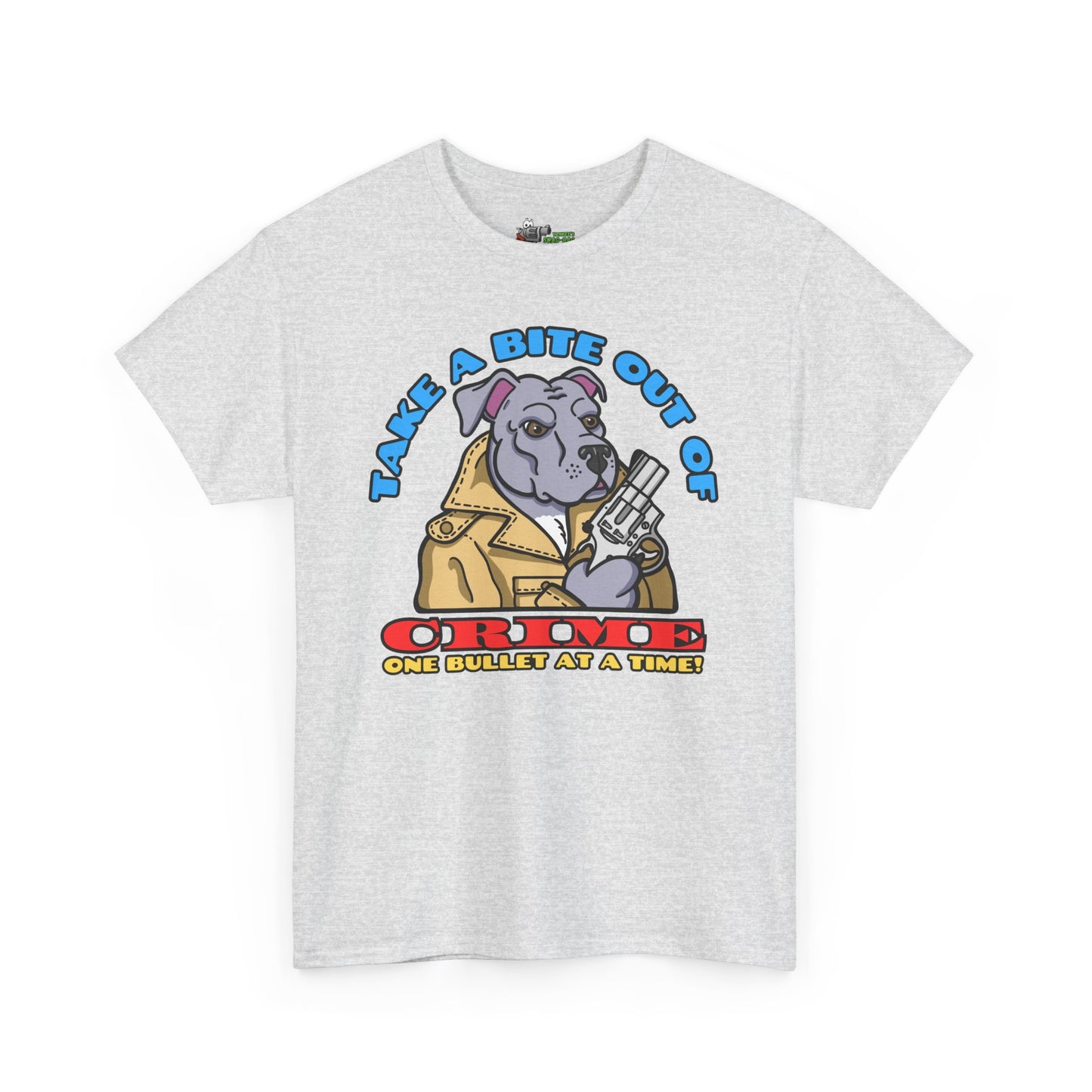 Bite Out of Crime! Unisex Heavy Cotton Tee