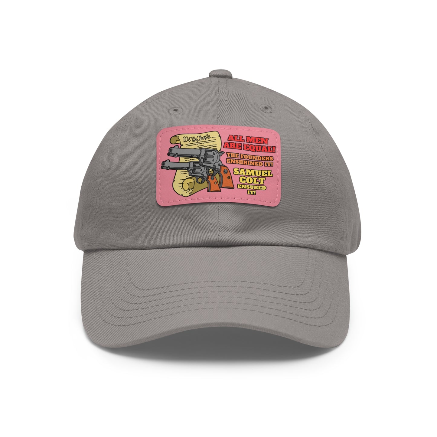 Equalizers! Dad Hat with Leather Patch (Rectangle)