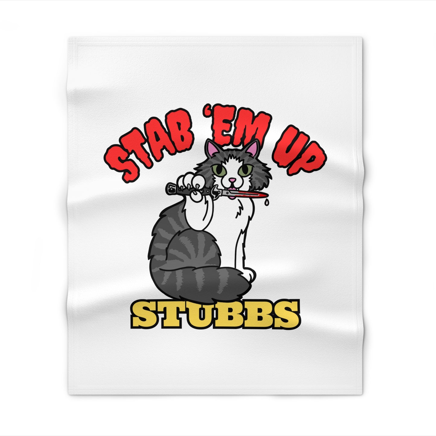 Stab 'Em Up Stubbs! Throw Blanket
