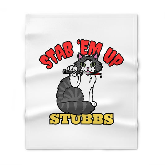 Stab 'Em Up Stubbs! Throw Blanket