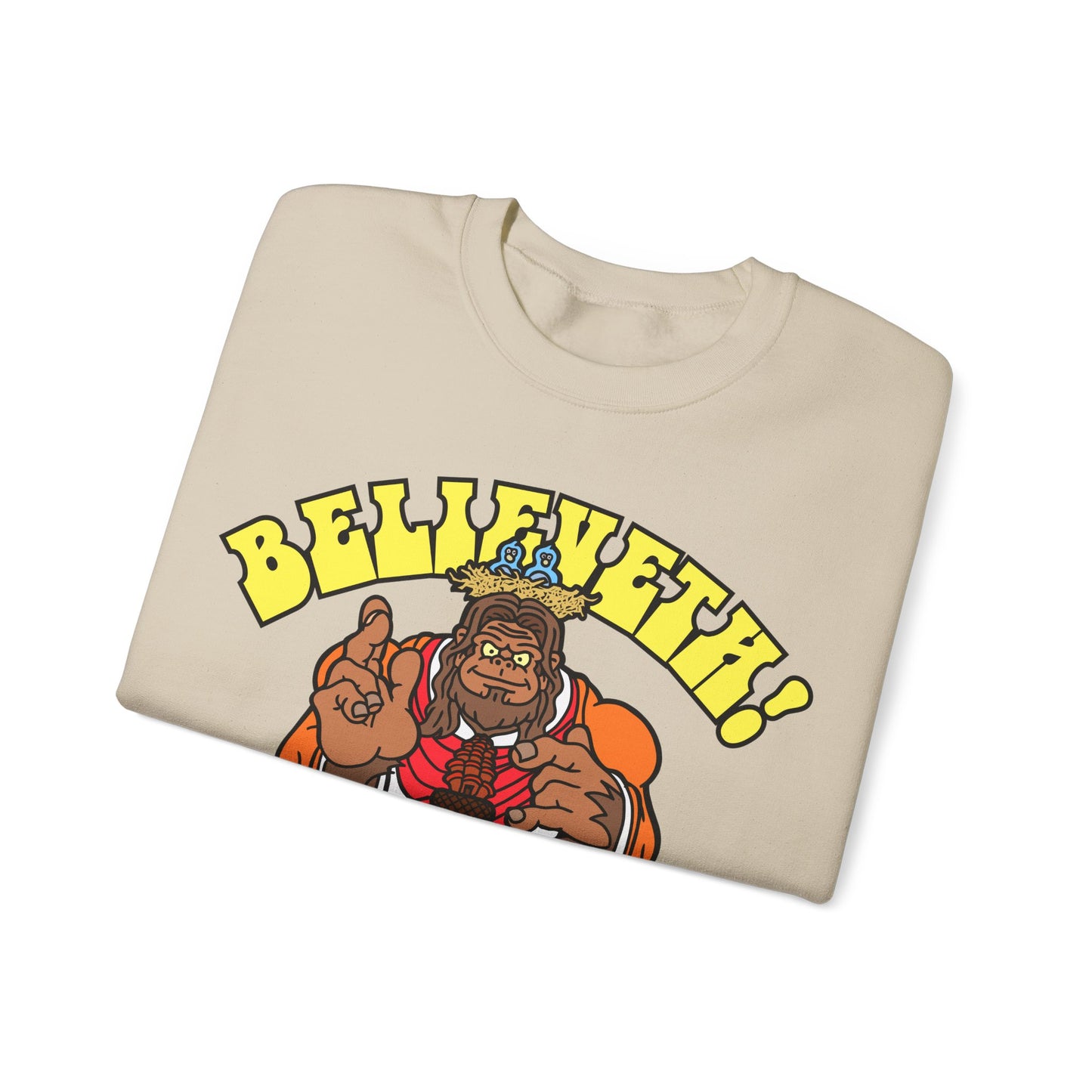 Believeth! Unisex Heavy Blend™ Crewneck Sweatshirt