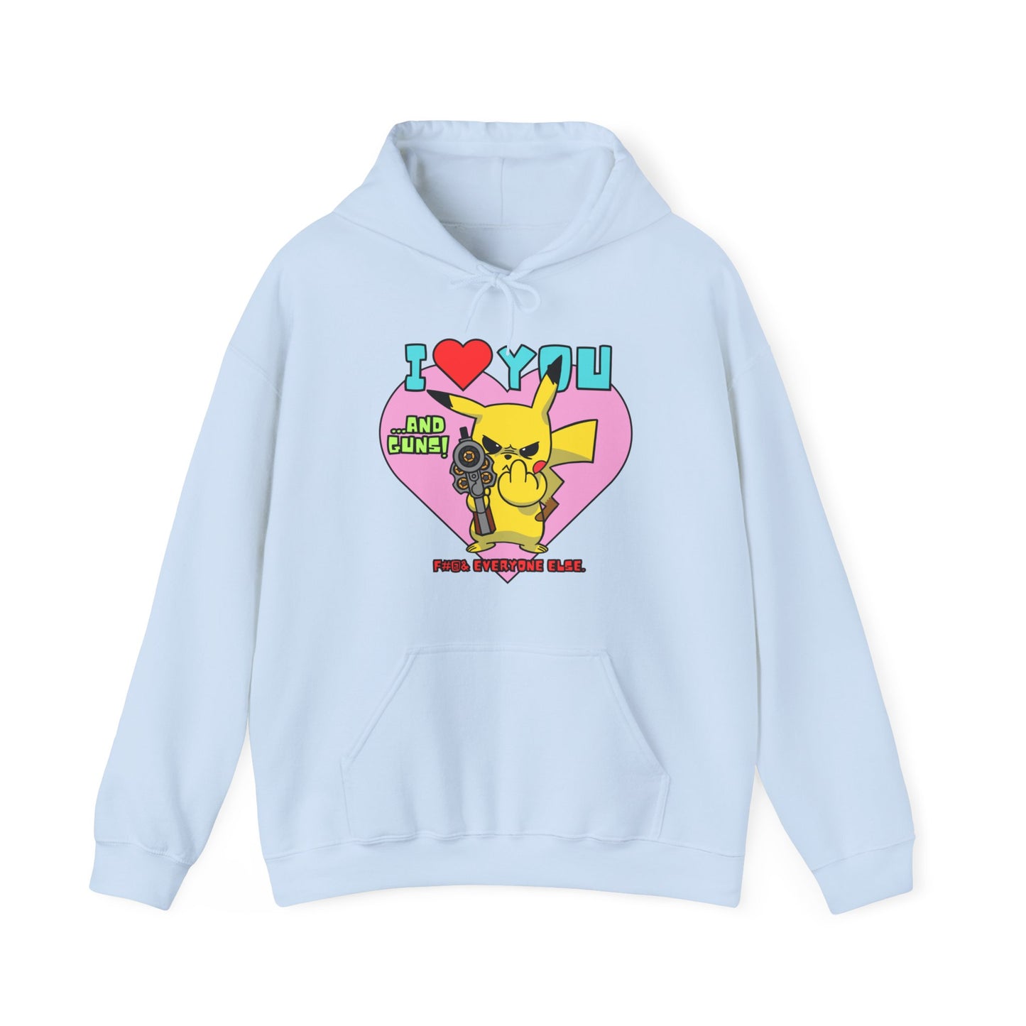I Love You & Guns! Unisex Heavy Blend™ Hooded Sweatshirt