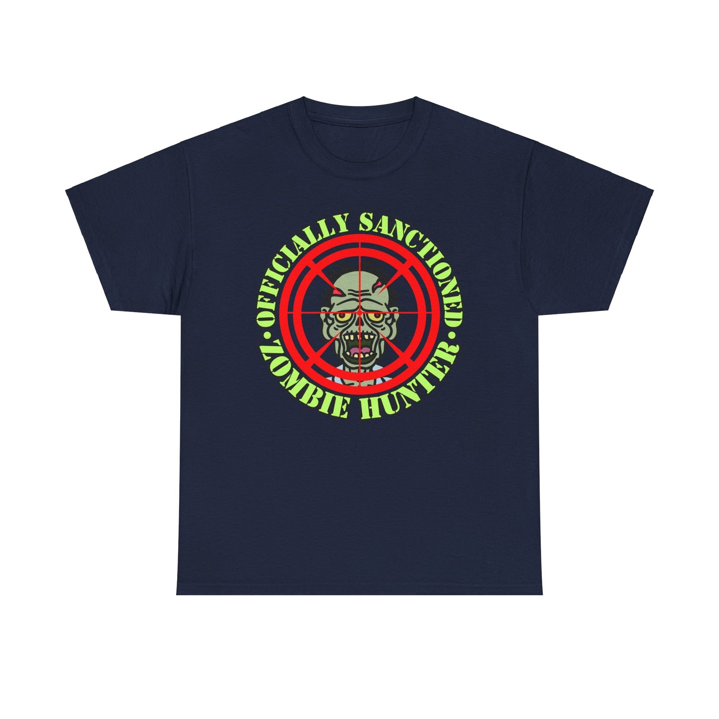 Zombie Hunter Unisex Heavy Cotton Tee