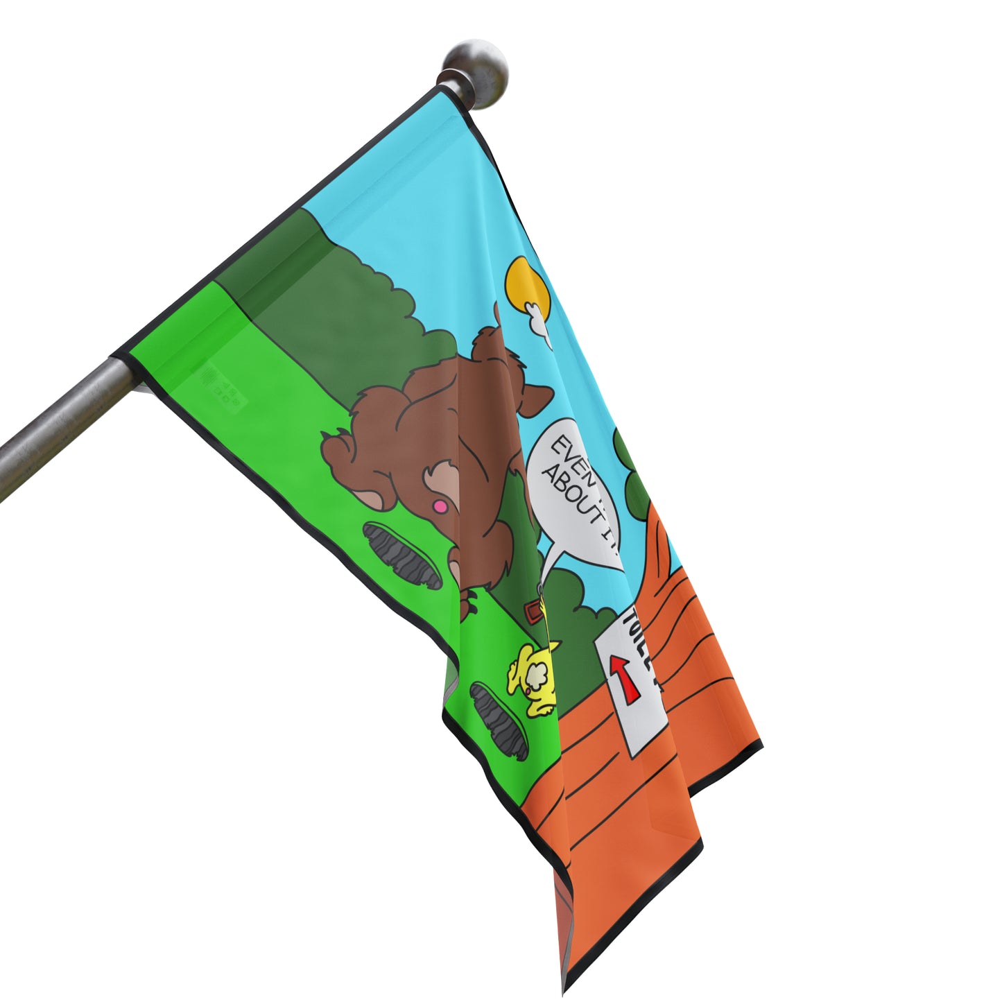 Bear & Rabbit Business! Flag