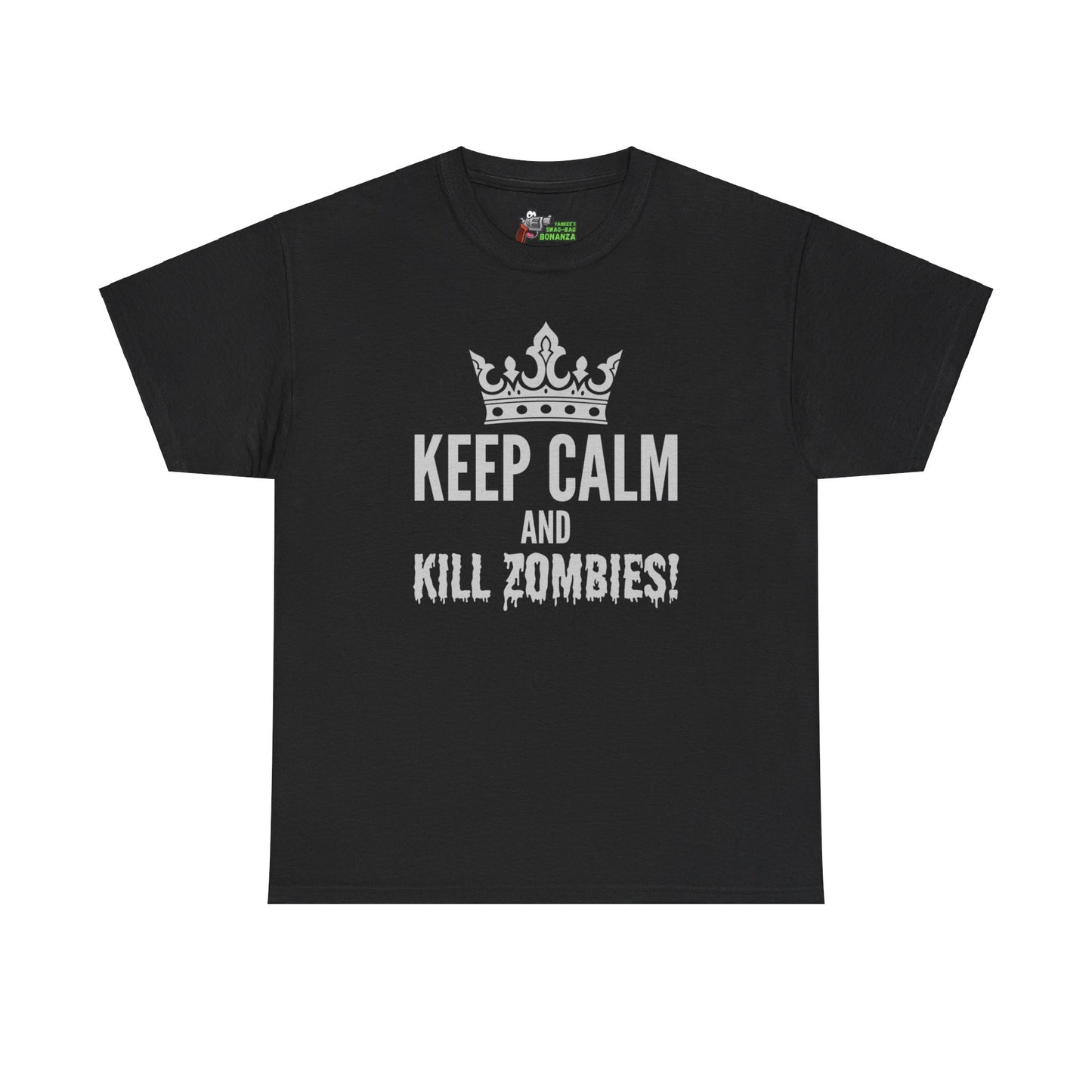 Keep Calm & Kill Zombies! Unisex Heavy Cotton Tee