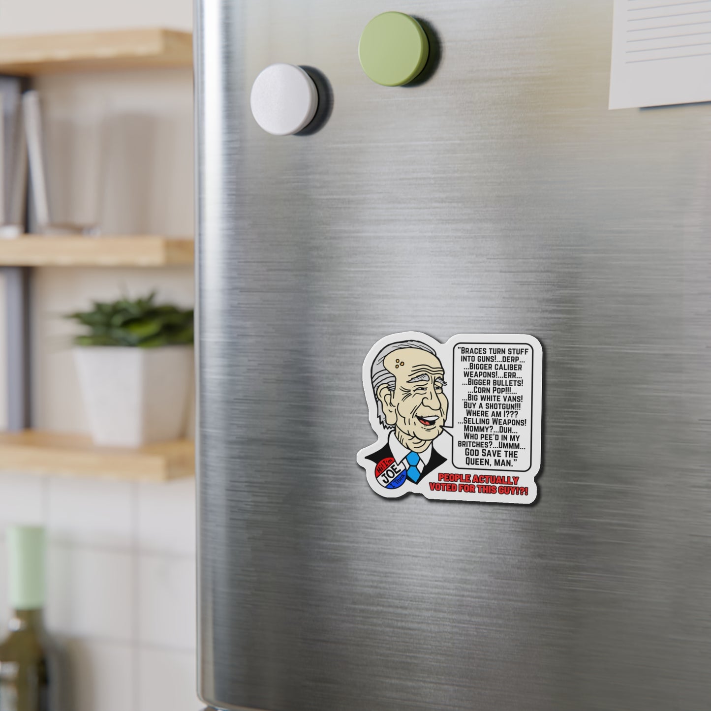 Biden Talk Die-Cut Magnets