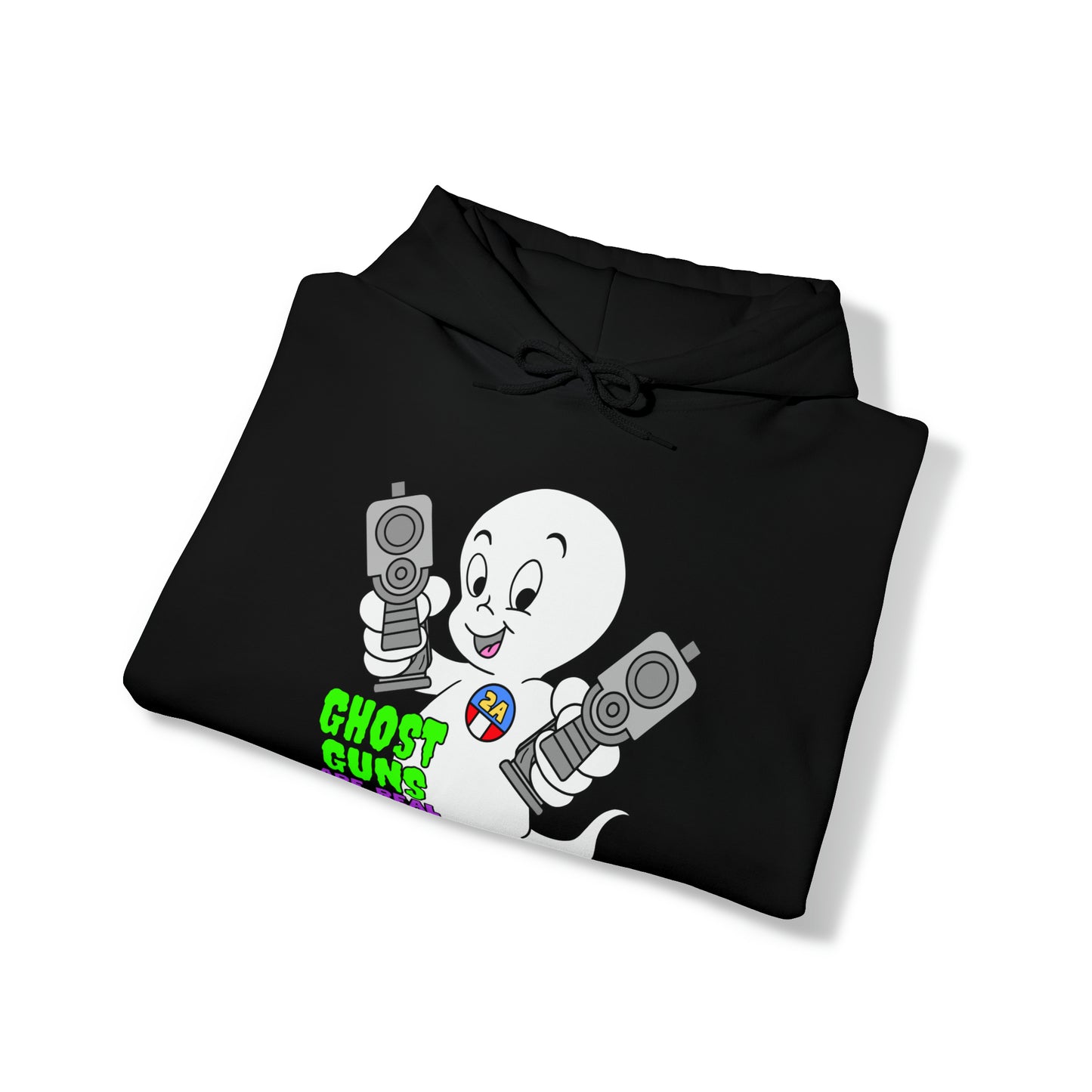 Ghost Gun R Real! Unisex Heavy Blend™ Hooded Sweatshirt