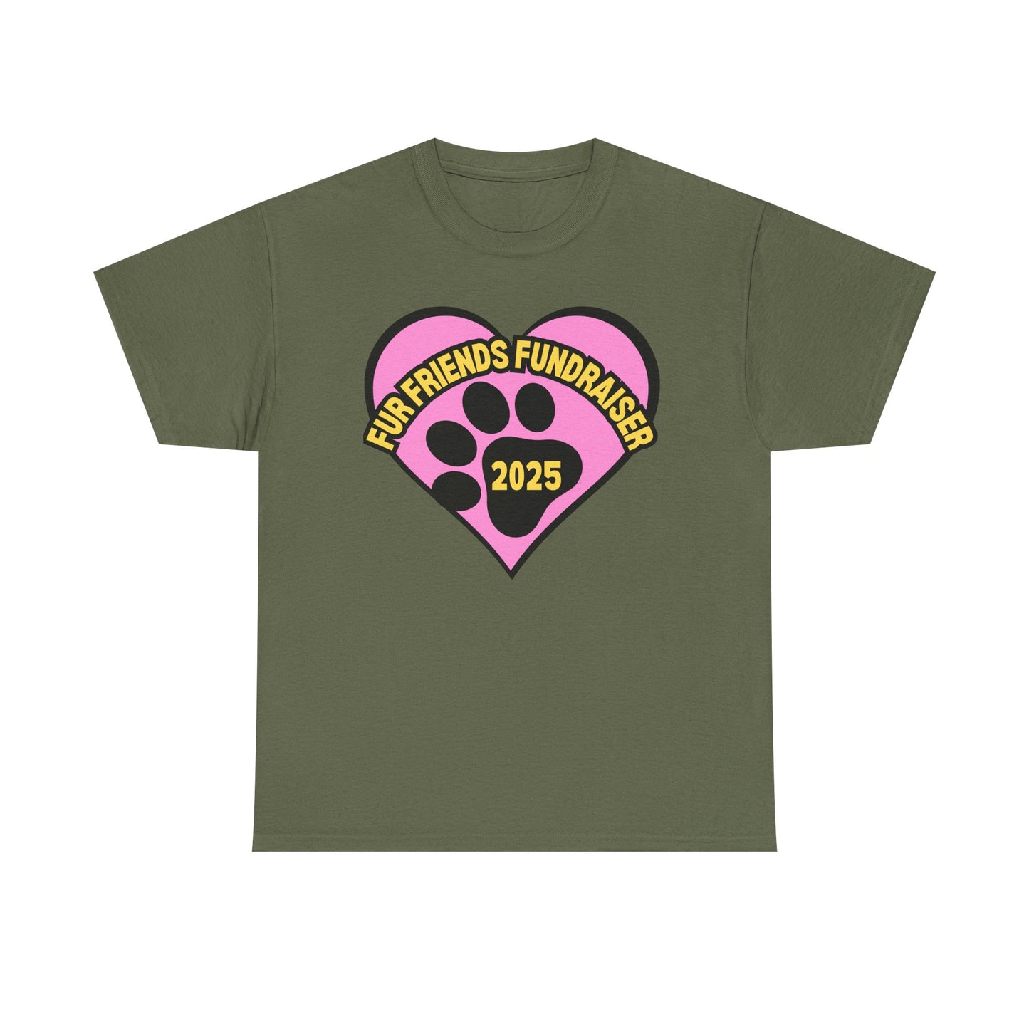 (FFF) Fur Friends Fundraiser '25 Unisex Heavy Cotton Tee