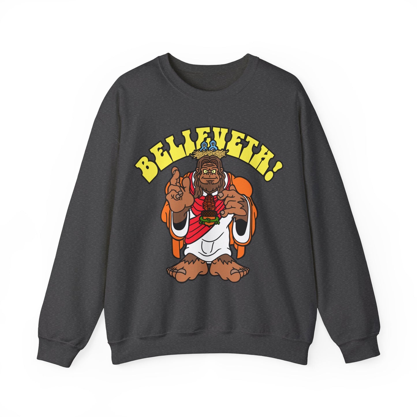 Believeth! Unisex Heavy Blend™ Crewneck Sweatshirt