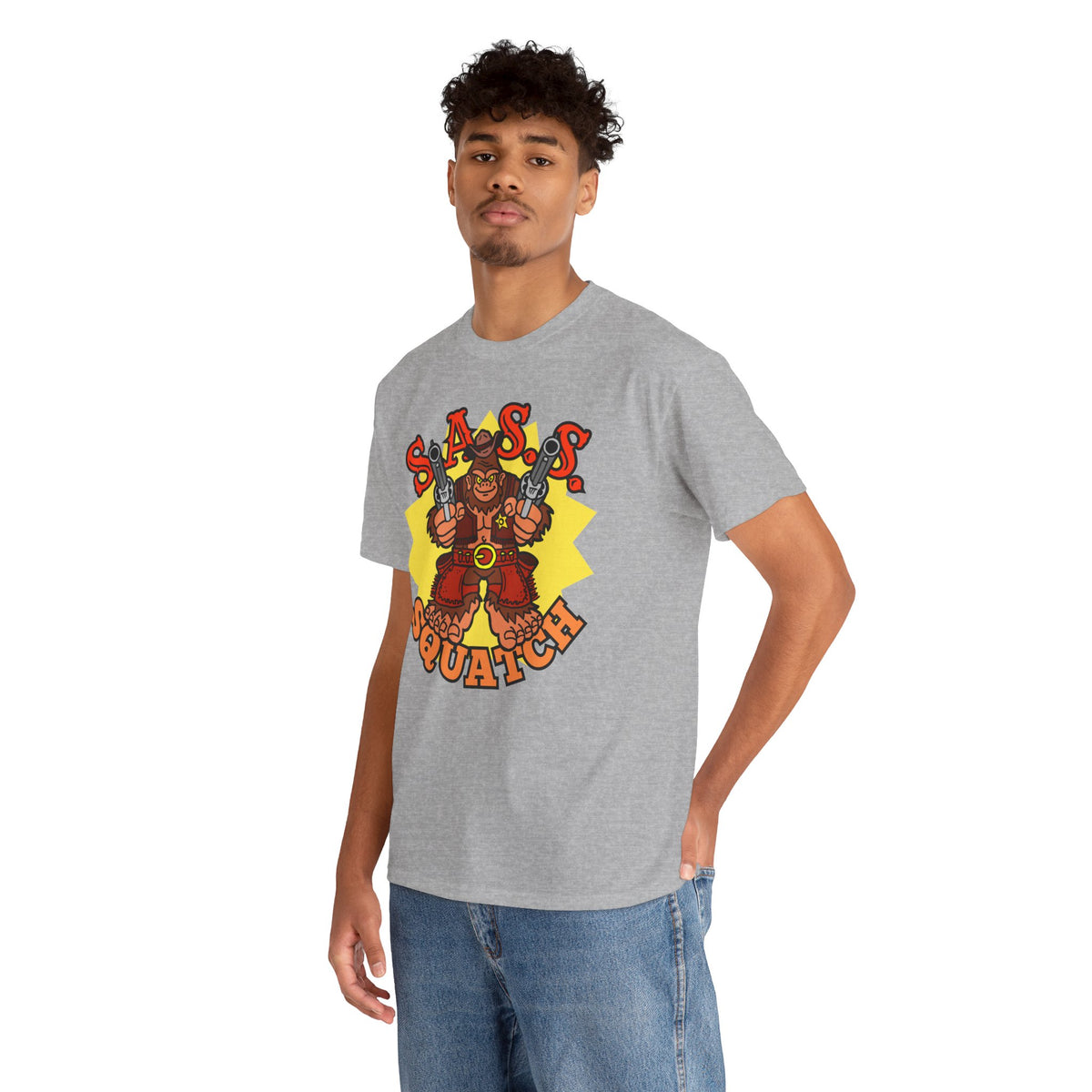 SASS-Squatch Unisex Heavy Cotton Tee