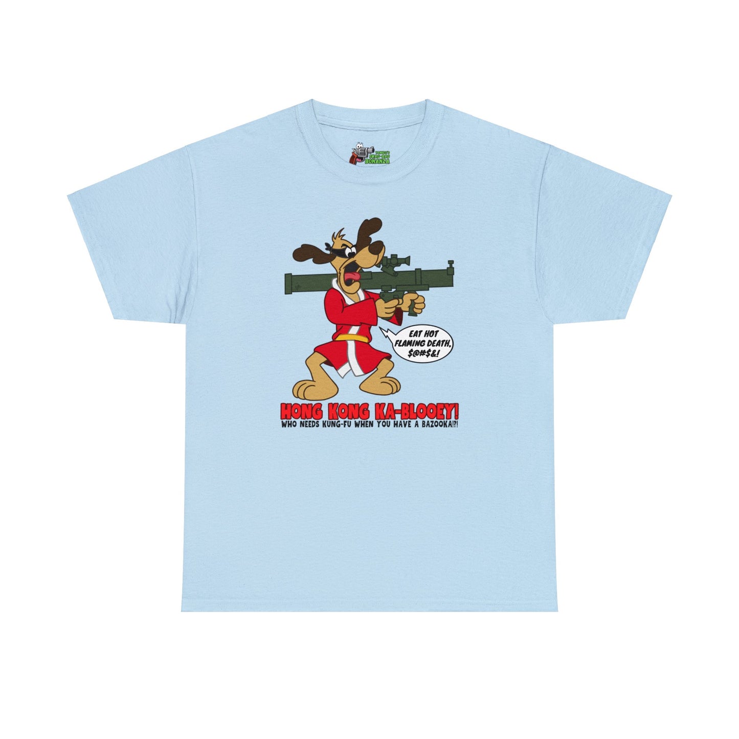 Hong Kong Ka-Blooey! Unisex Heavy Cotton Tee