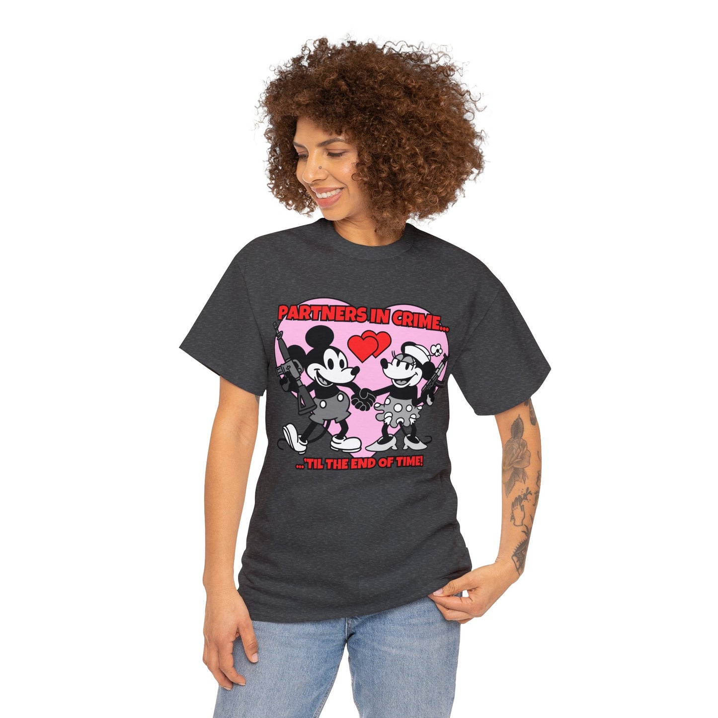 Partners in Crime! Unisex Heavy Cotton Tee