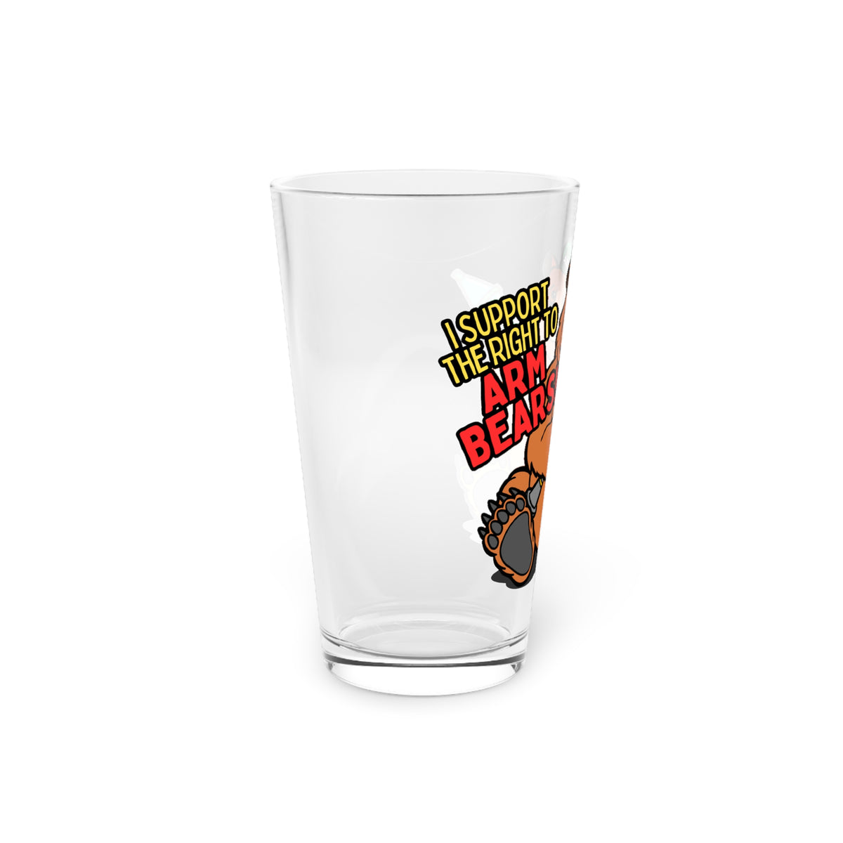 Right to Arm Bears! Pint Glass, 16oz