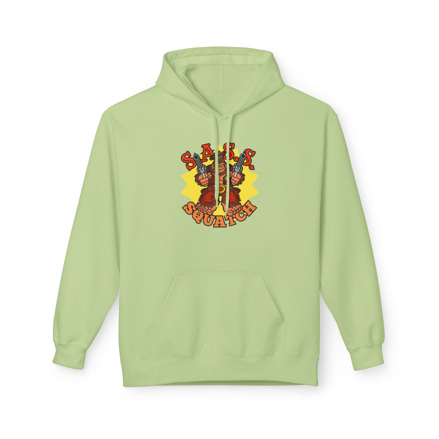 SASS-Squatch! Unisex Midweight Softstyle Fleece Hoodie