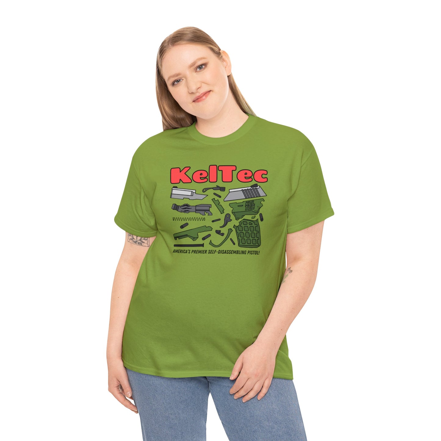 KelTec Disassembled Unisex Heavy Cotton Tee
