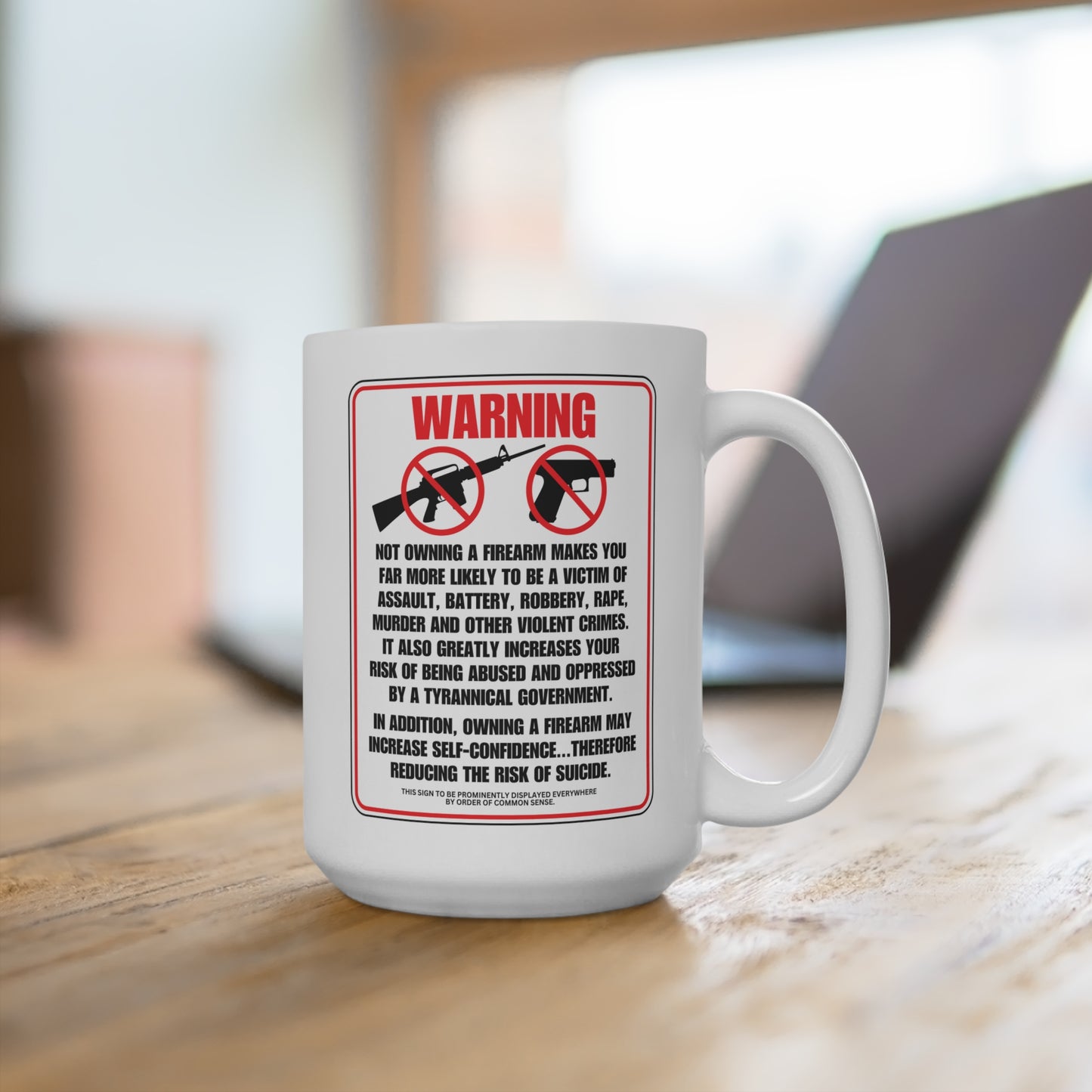 Firearm Safety! Mug 15oz