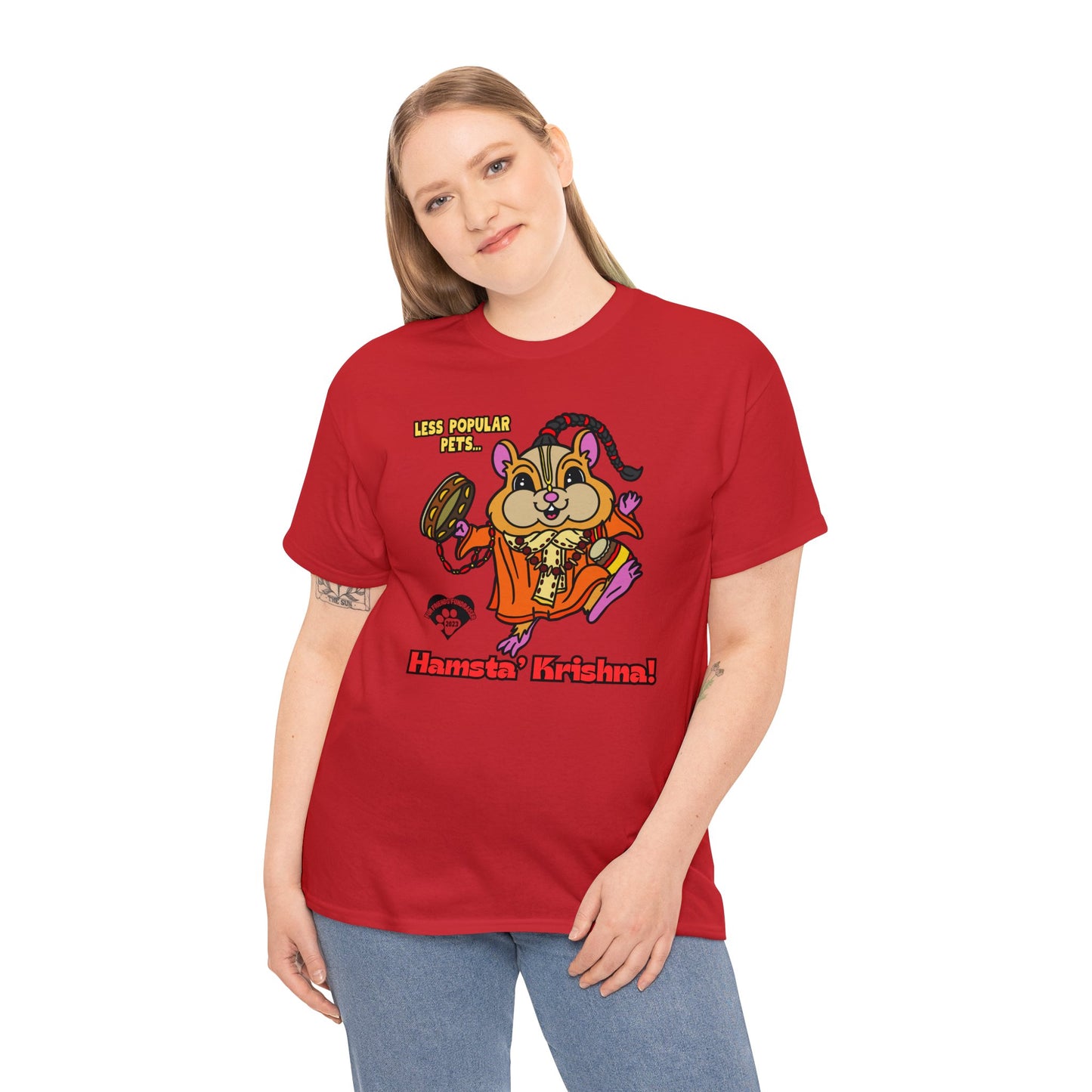 Hamsta' Krishna! Unisex Heavy Cotton Tee