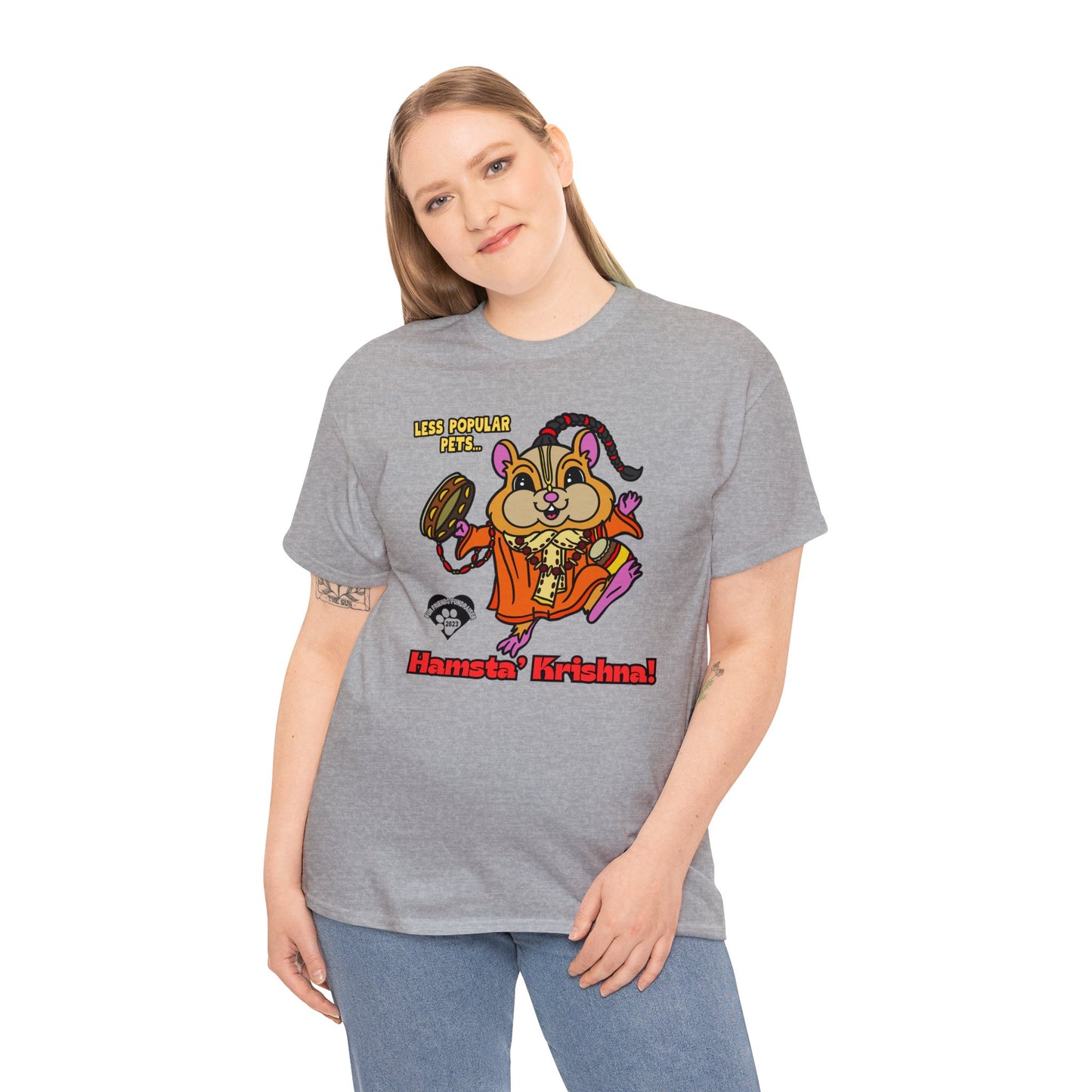 Hamsta' Krishna! Unisex Heavy Cotton Tee
