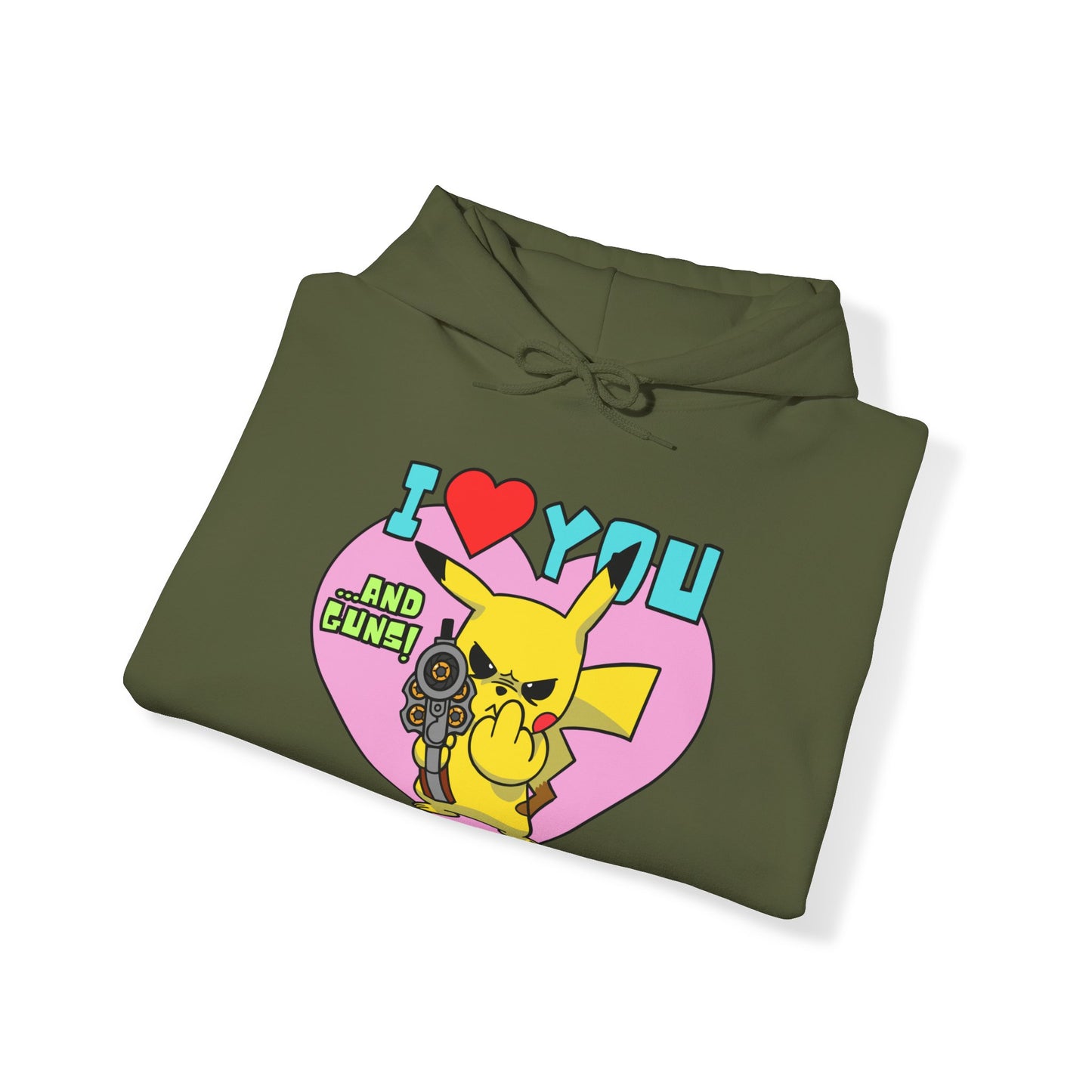 I Love You & Guns! Unisex Heavy Blend™ Hooded Sweatshirt