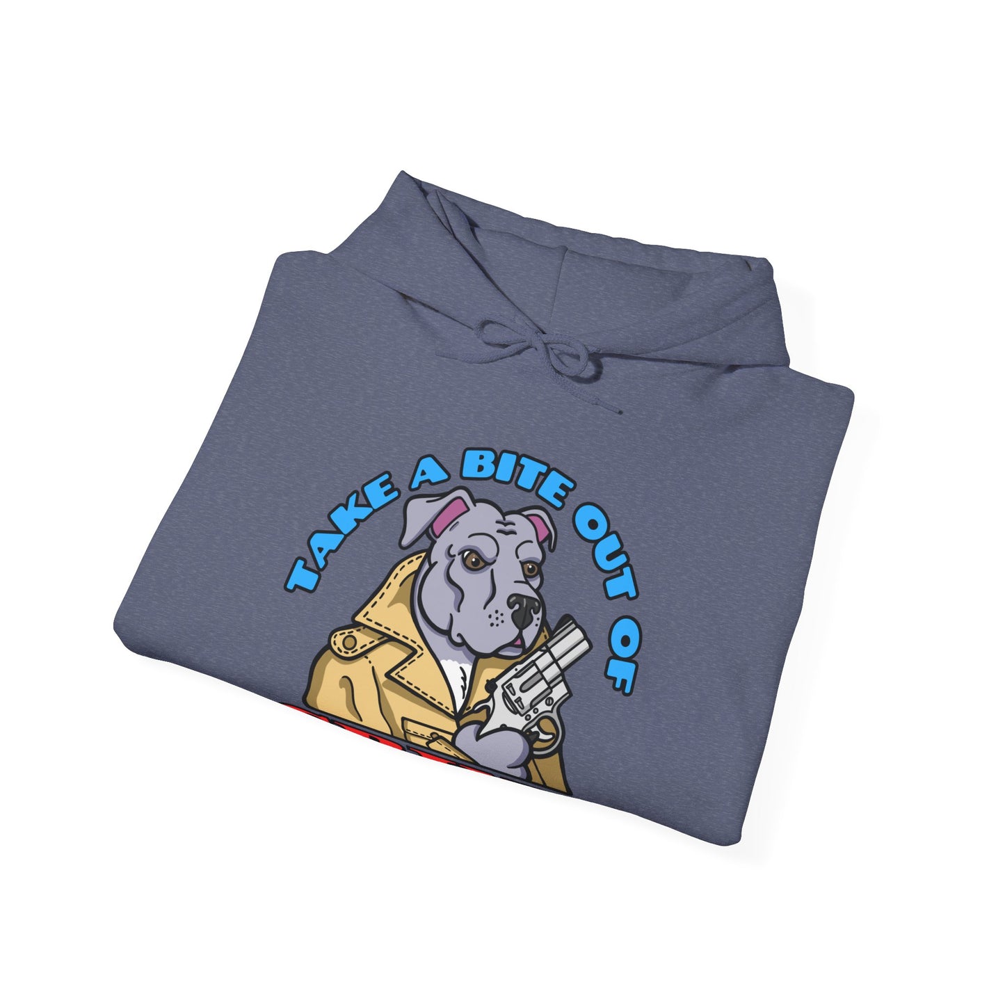 Bite Out of Crime! Unisex Heavy Blend™ Hooded Sweatshirt