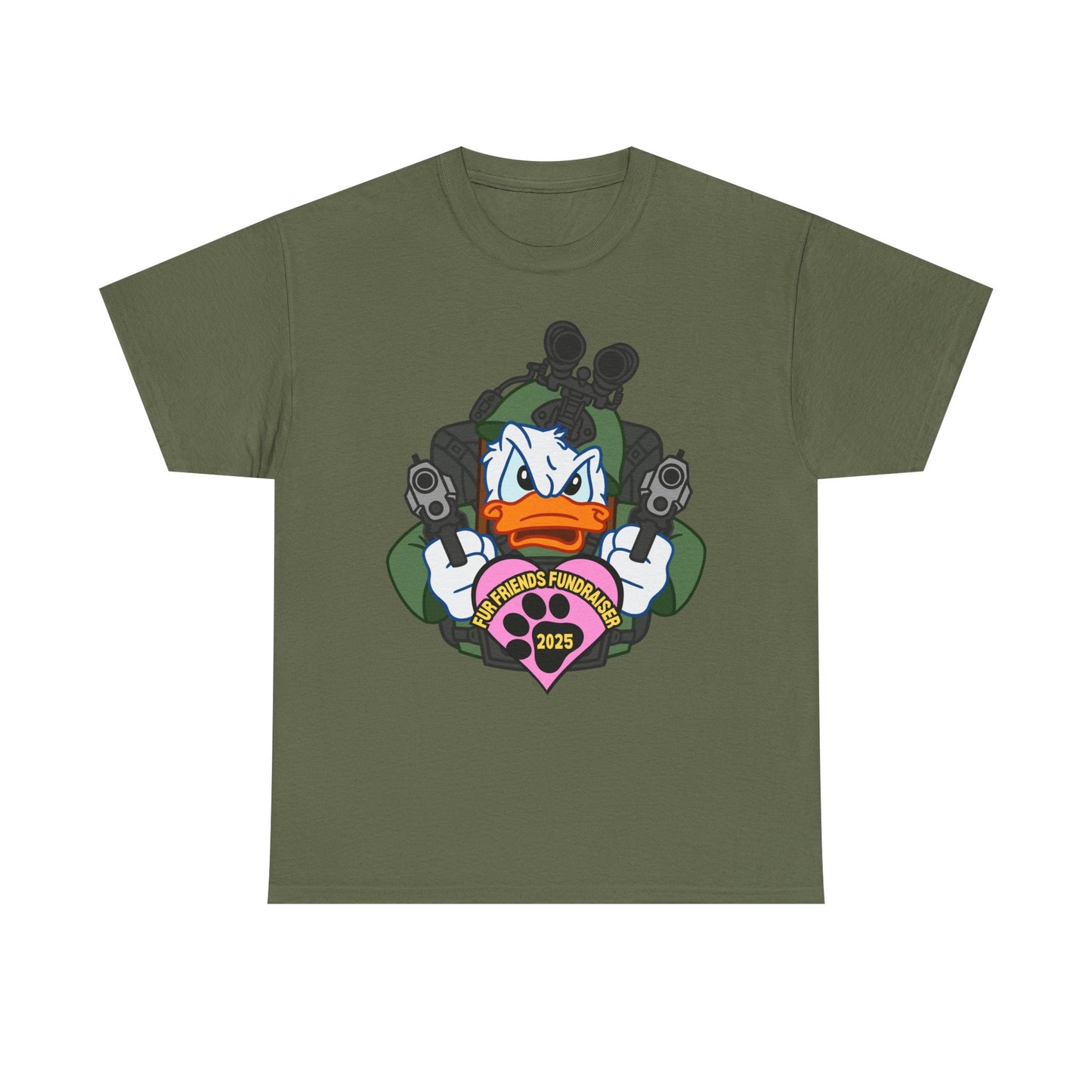 (FFF) Quack Attack! Unisex Heavy Cotton Tee