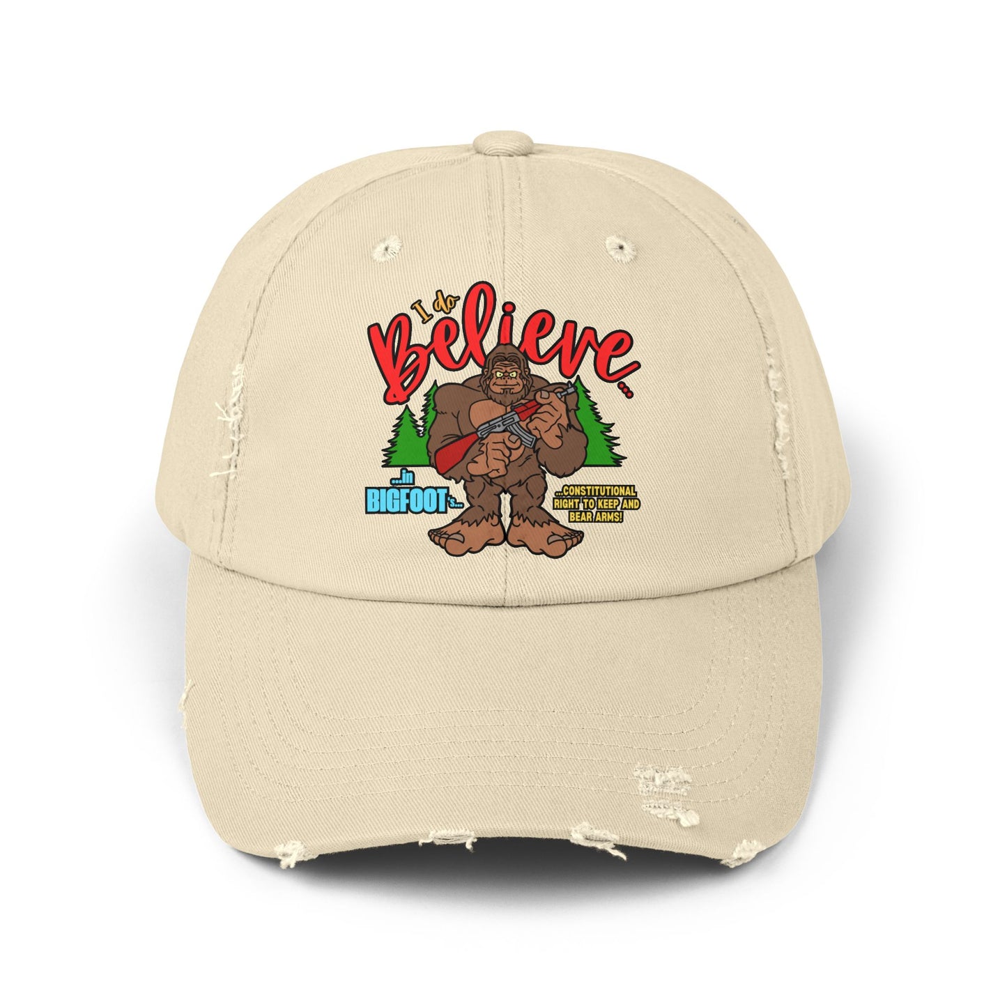 I Believe! Unisex Distressed Cap