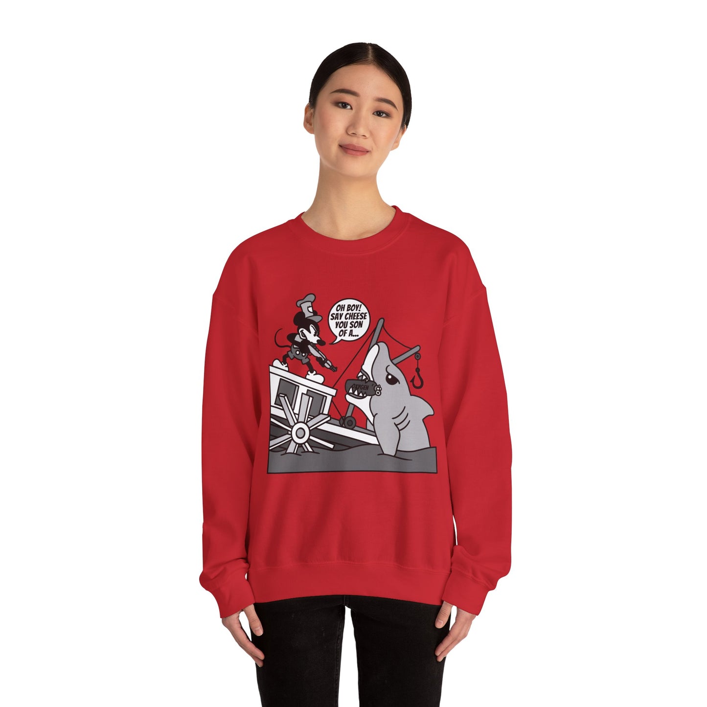 Willie vs. Bruce! Unisex Heavy Blend™ Crewneck Sweatshirt