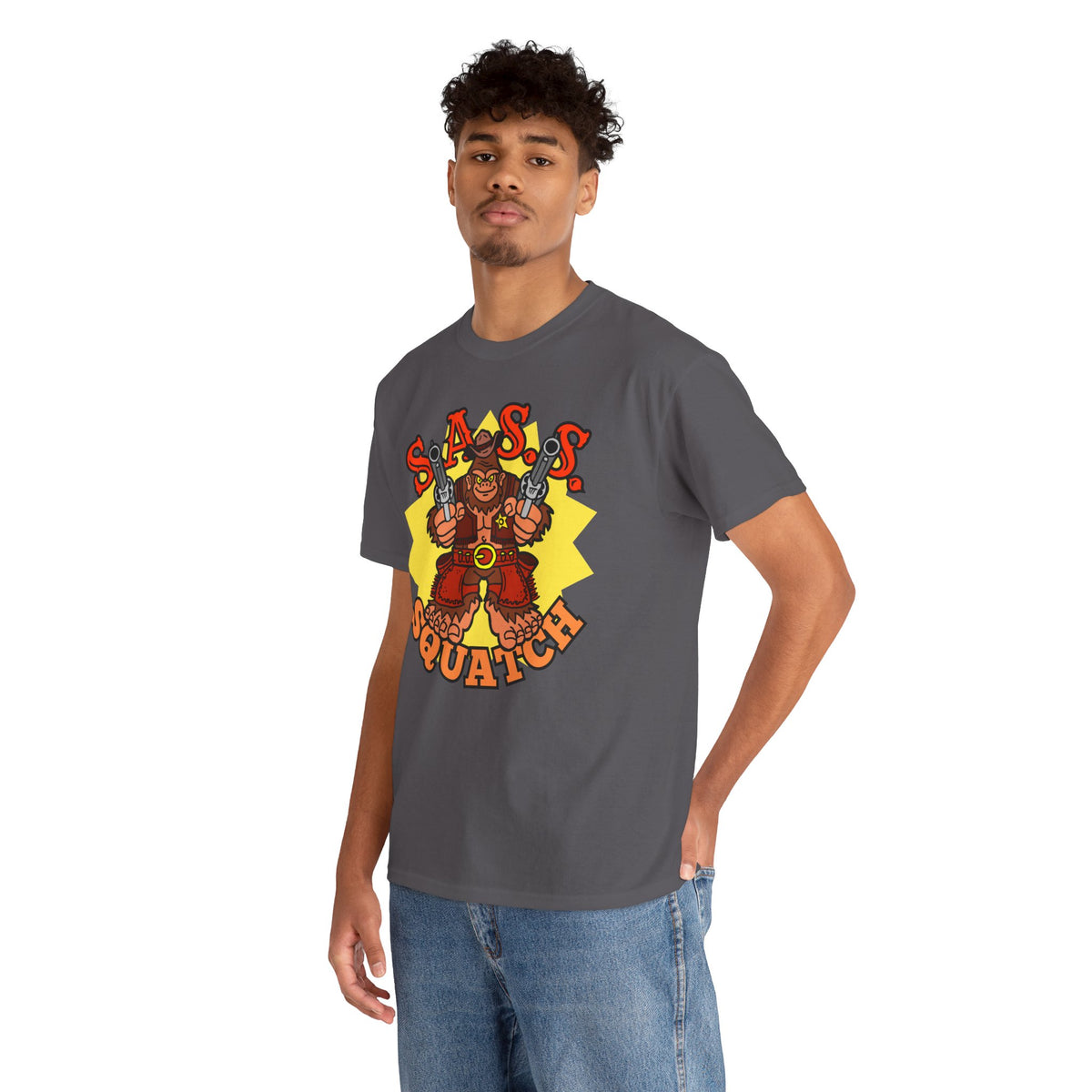 SASS-Squatch Unisex Heavy Cotton Tee