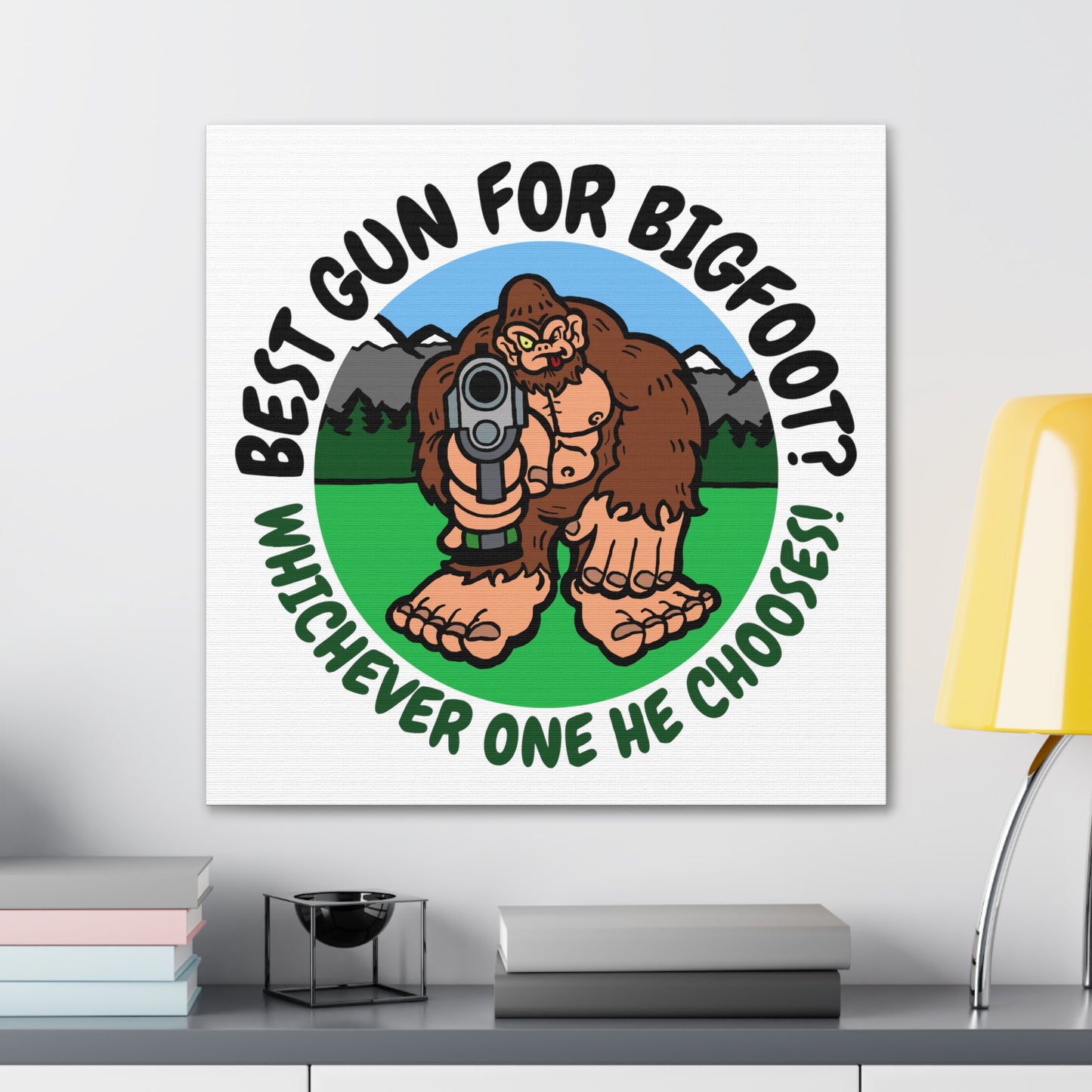 BestGunBigfoot Canvas Gallery Wraps