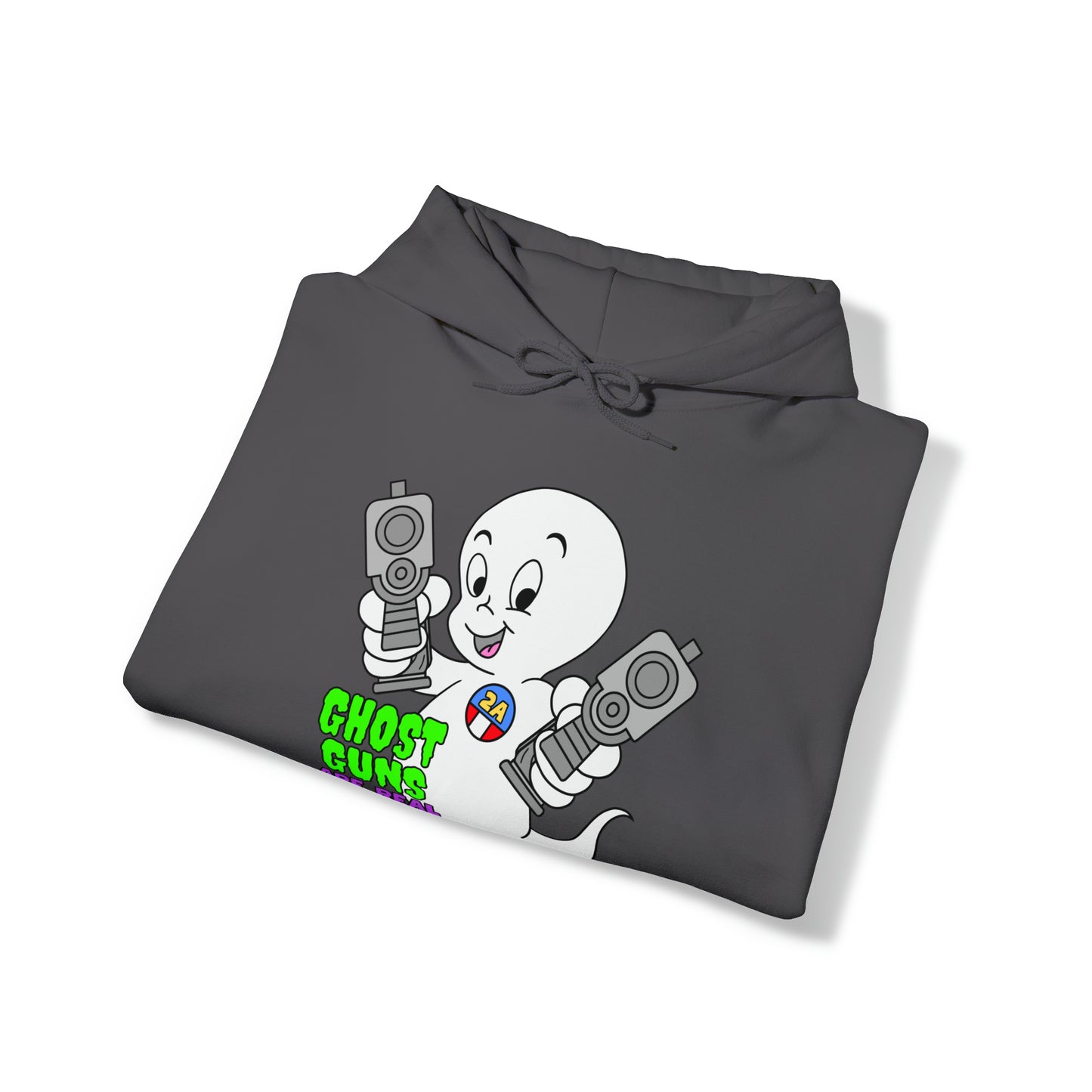 Ghost Gun R Real! Unisex Heavy Blend™ Hooded Sweatshirt