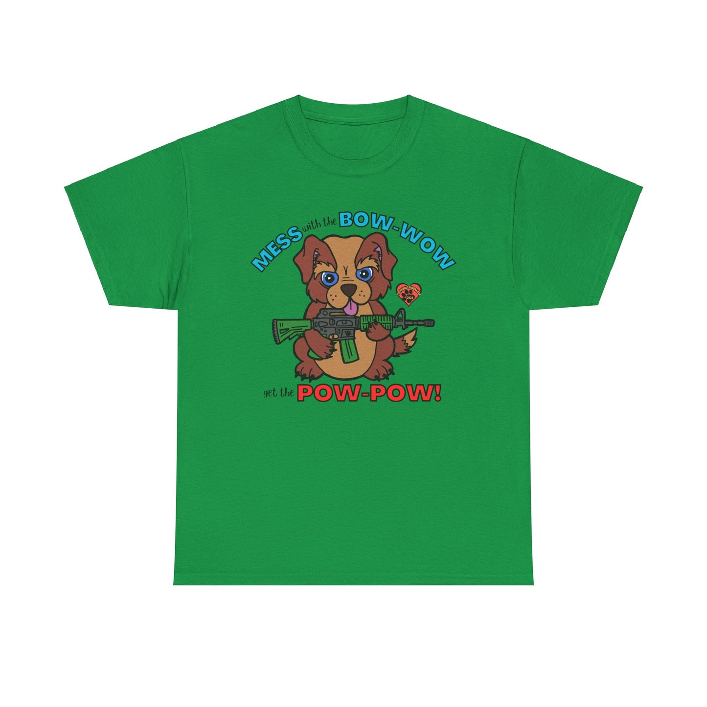Mess with the Bow-Wow (FFF) Unisex Heavy Cotton Tee
