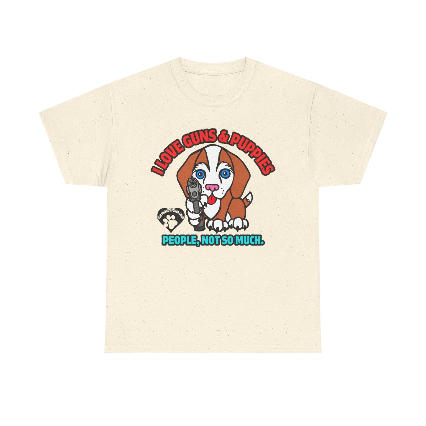 I LOVE Puppies! Unisex Heavy Cotton Tee
