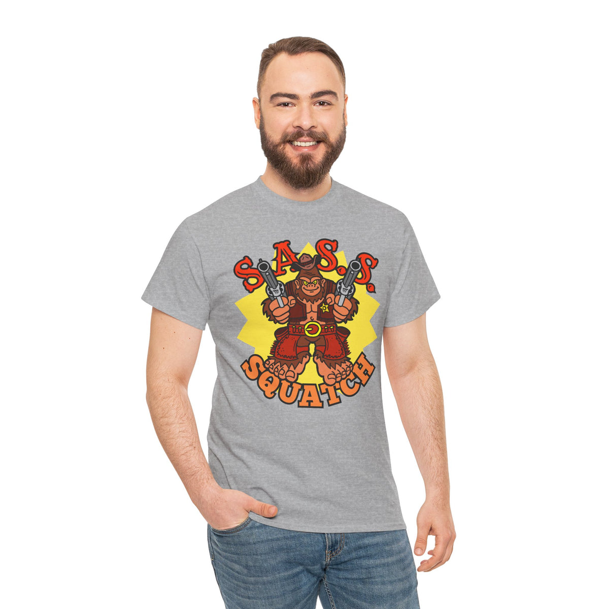 SASS-Squatch Unisex Heavy Cotton Tee