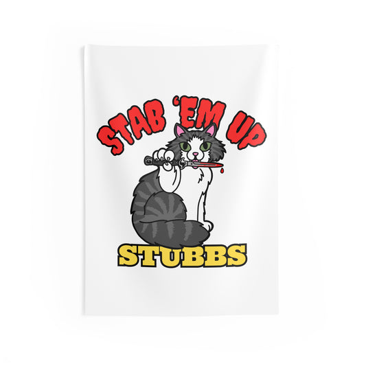 Stab 'Em Up Stubbs! Indoor Wall Tapestries