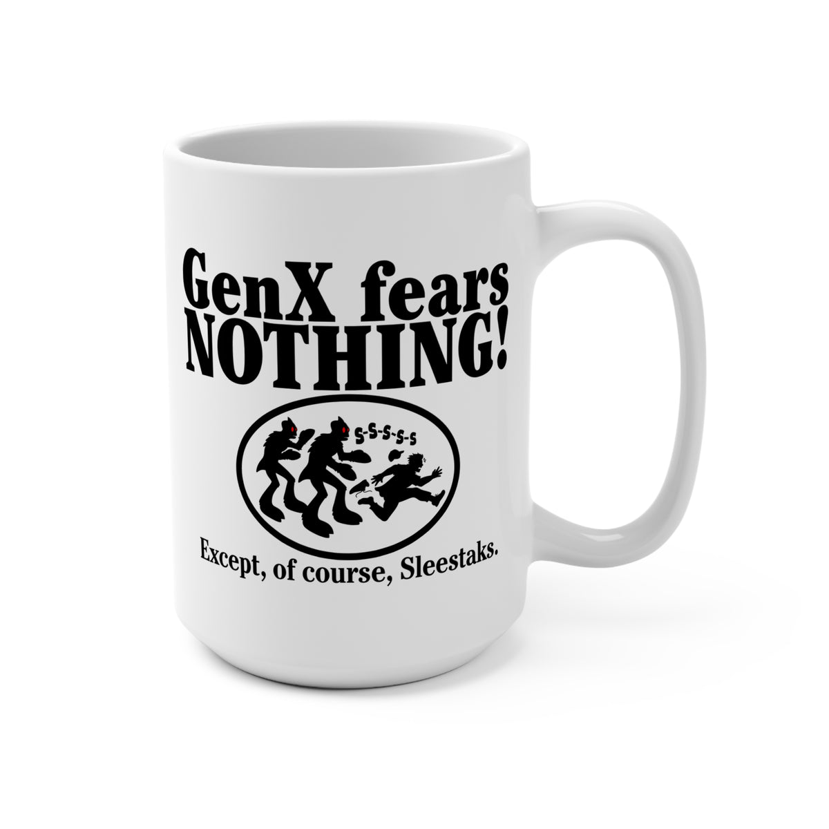 GenX and Sleestaks! Mug 15oz