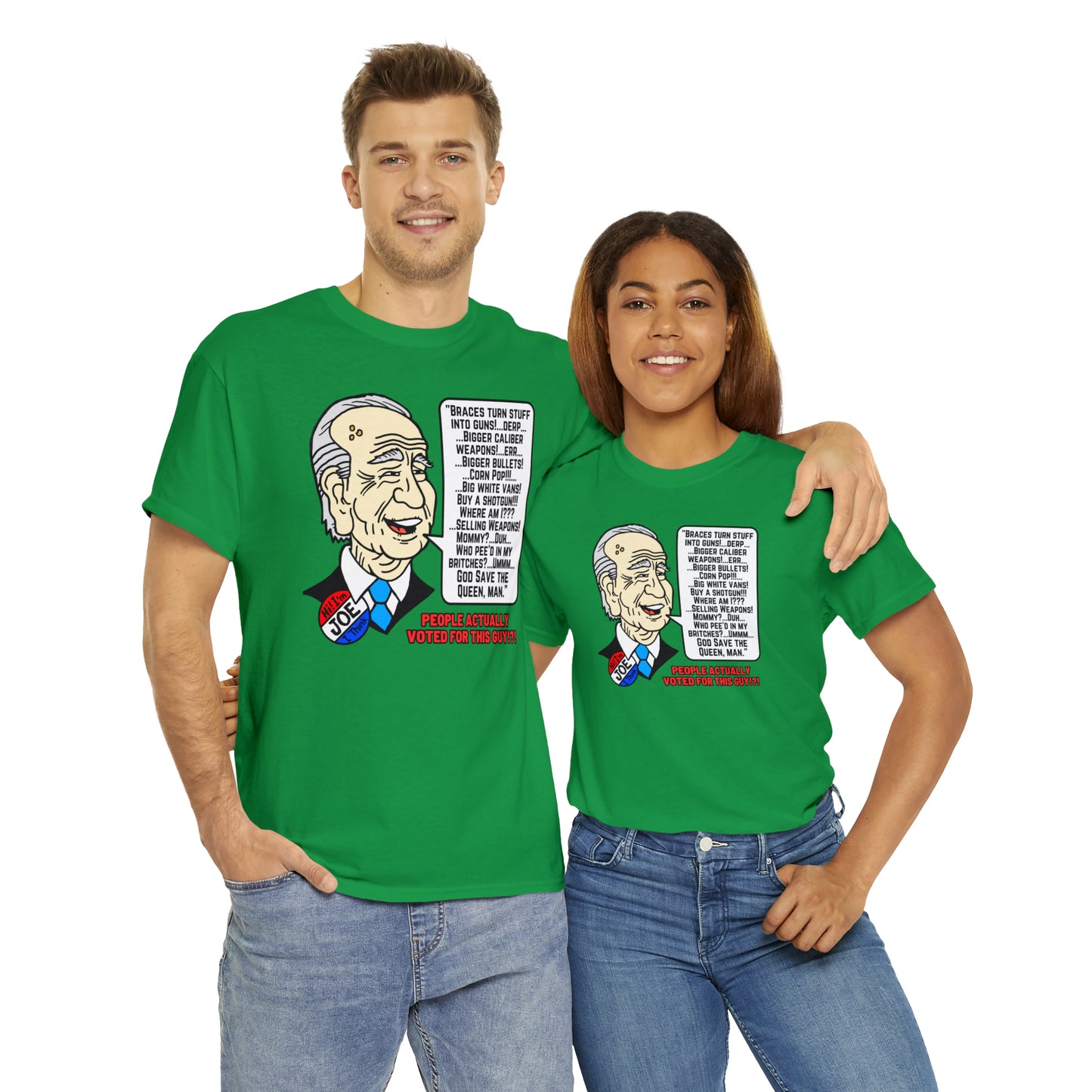 Biden Talk Unisex Heavy Cotton Tee