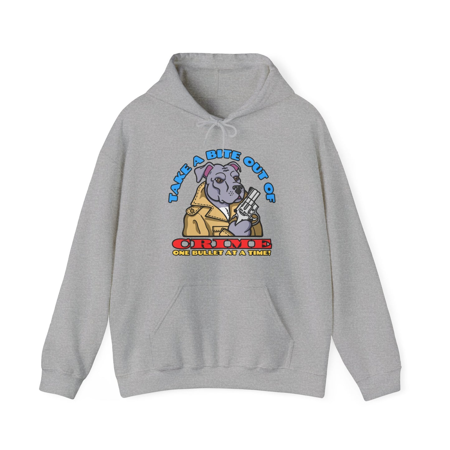 Bite Out of Crime! Unisex Heavy Blend™ Hooded Sweatshirt